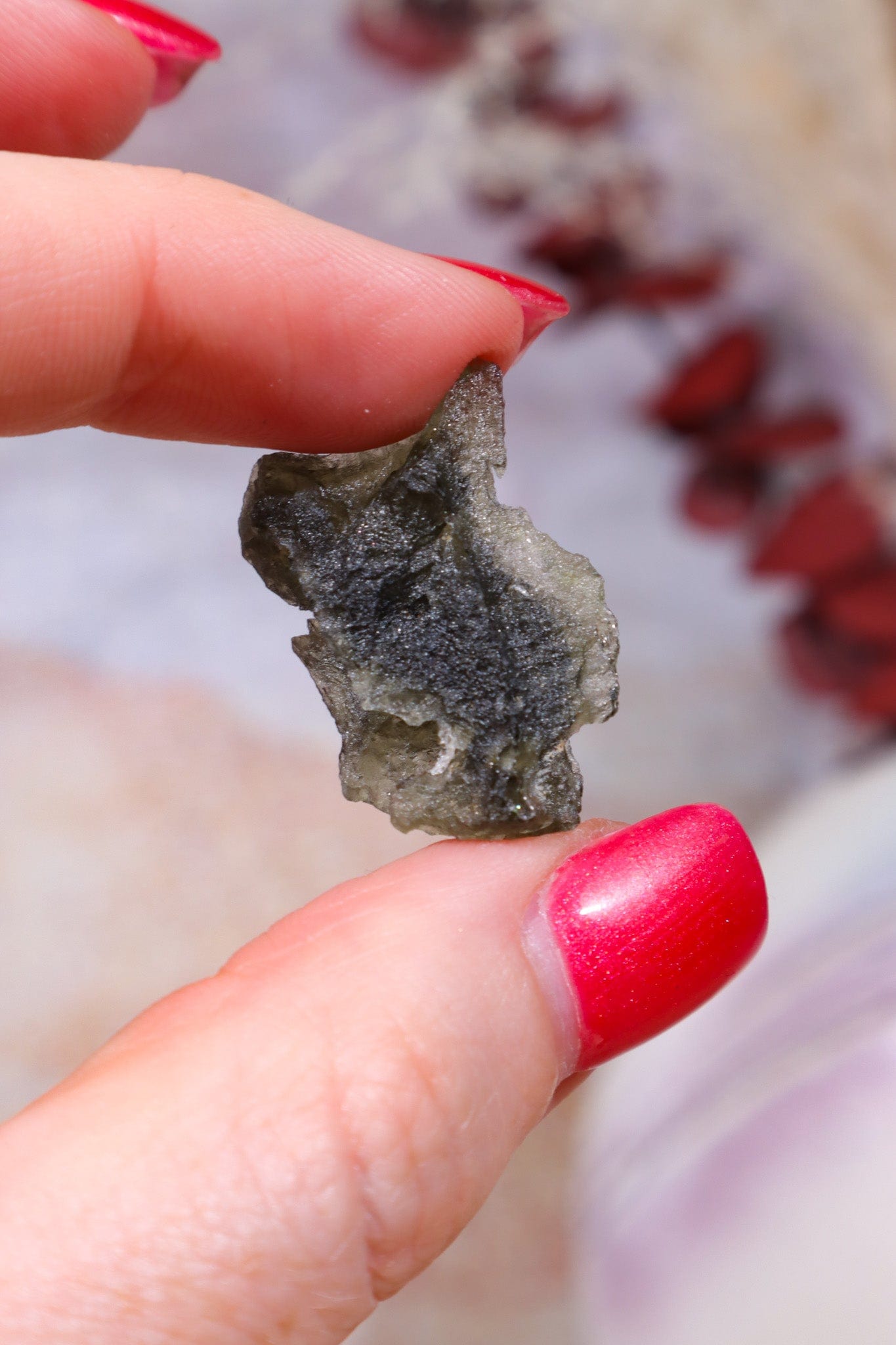 Moldavite Tektite 2.88gr Tektites Tali & Loz Crystals