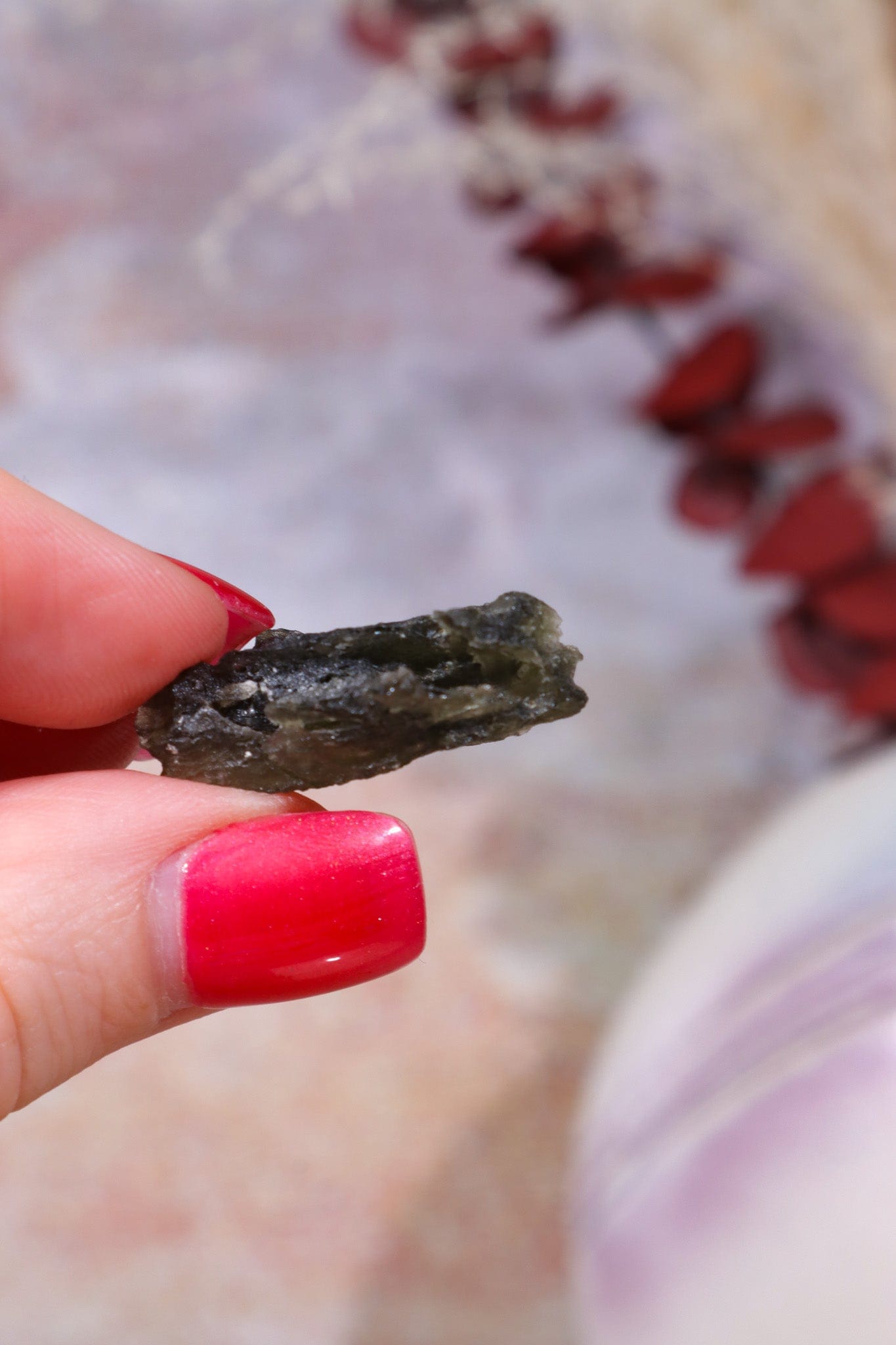 Moldavite Tektite 2.88gr Tektites Tali & Loz Crystals