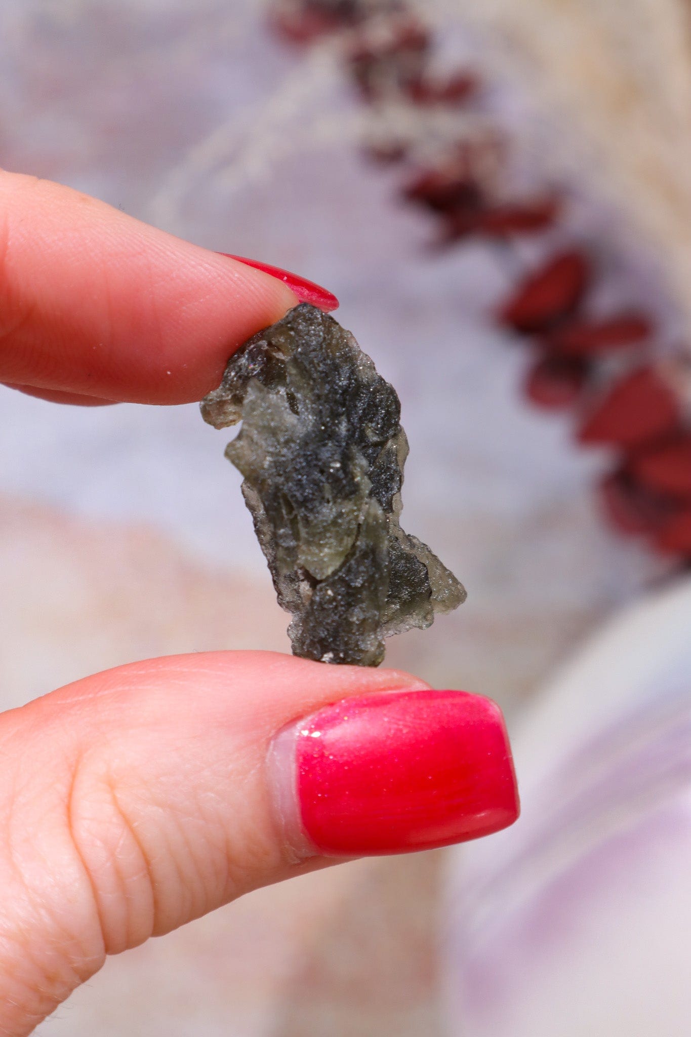 Moldavite Tektite 2.88gr Tektites Tali & Loz Crystals