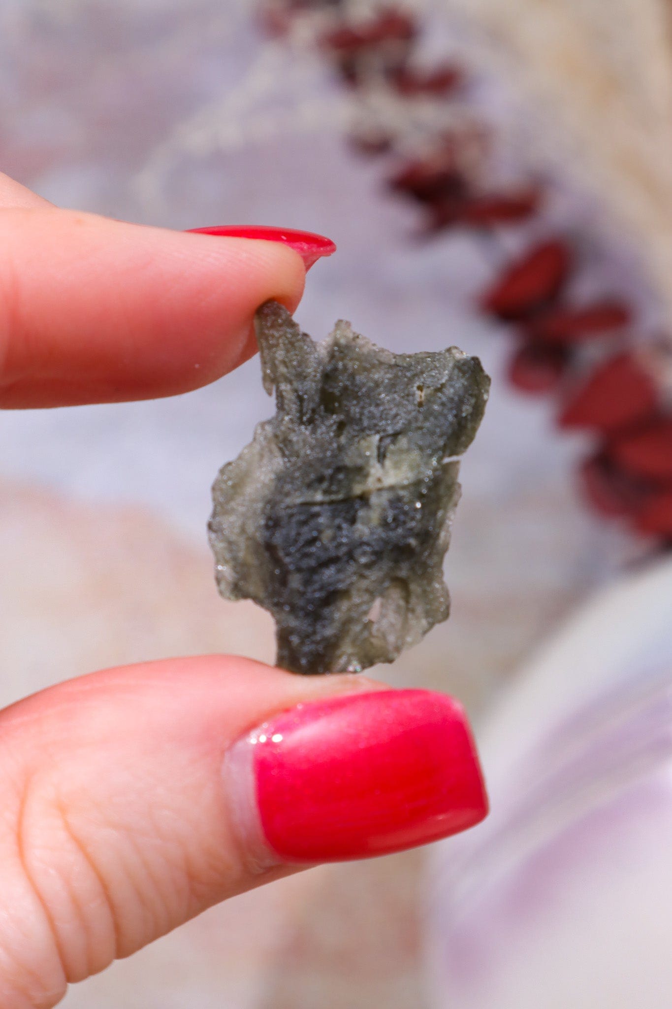 Moldavite Tektite 2.88gr Tektites Tali & Loz Crystals