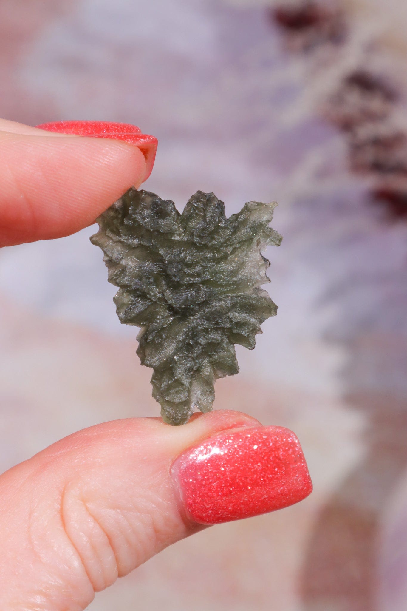 Moldavite Tektite 3.11gr Museum Grade Tektites Tali & Loz Crystals