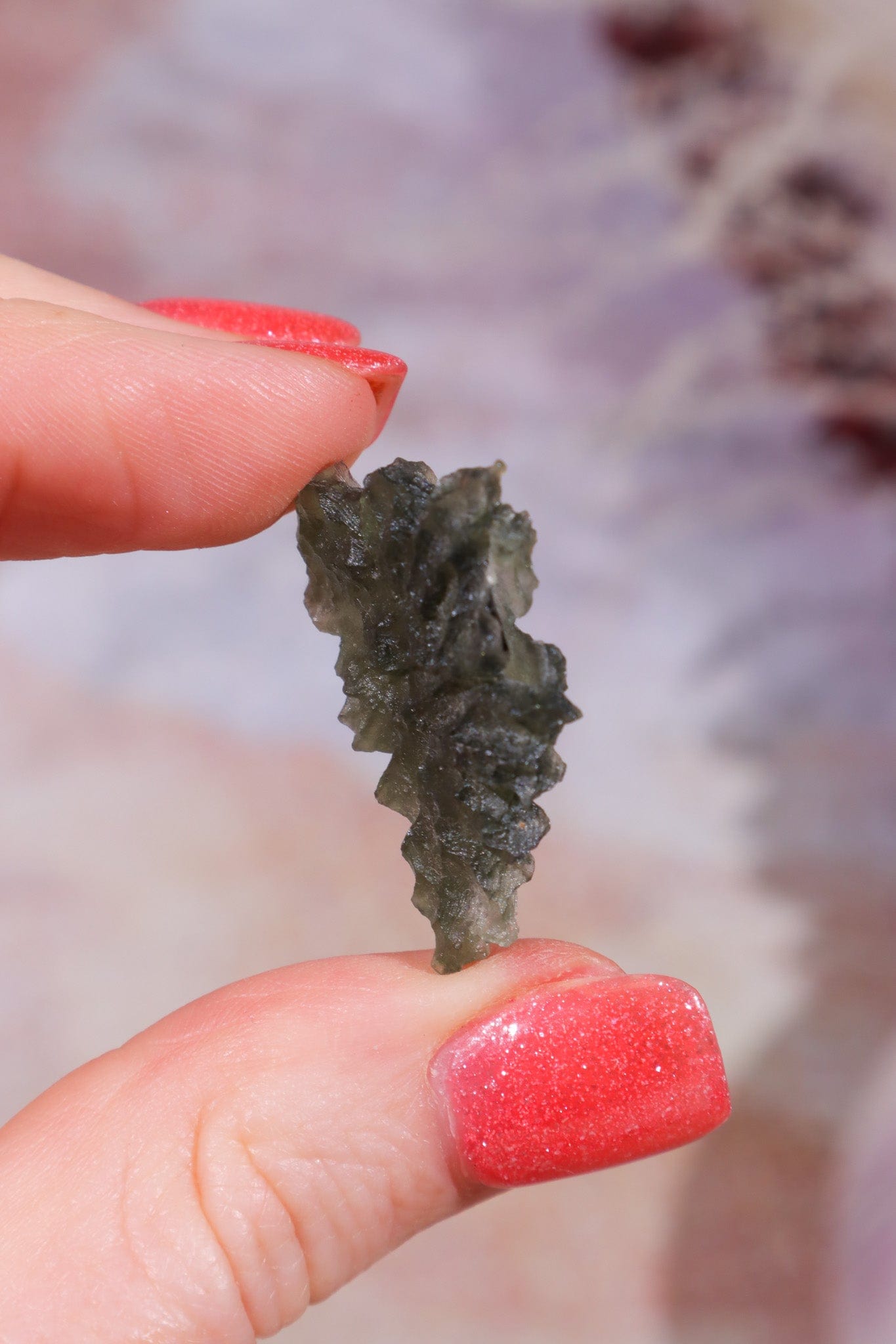 Moldavite Tektite 3.11gr Museum Grade Tektites Tali & Loz Crystals