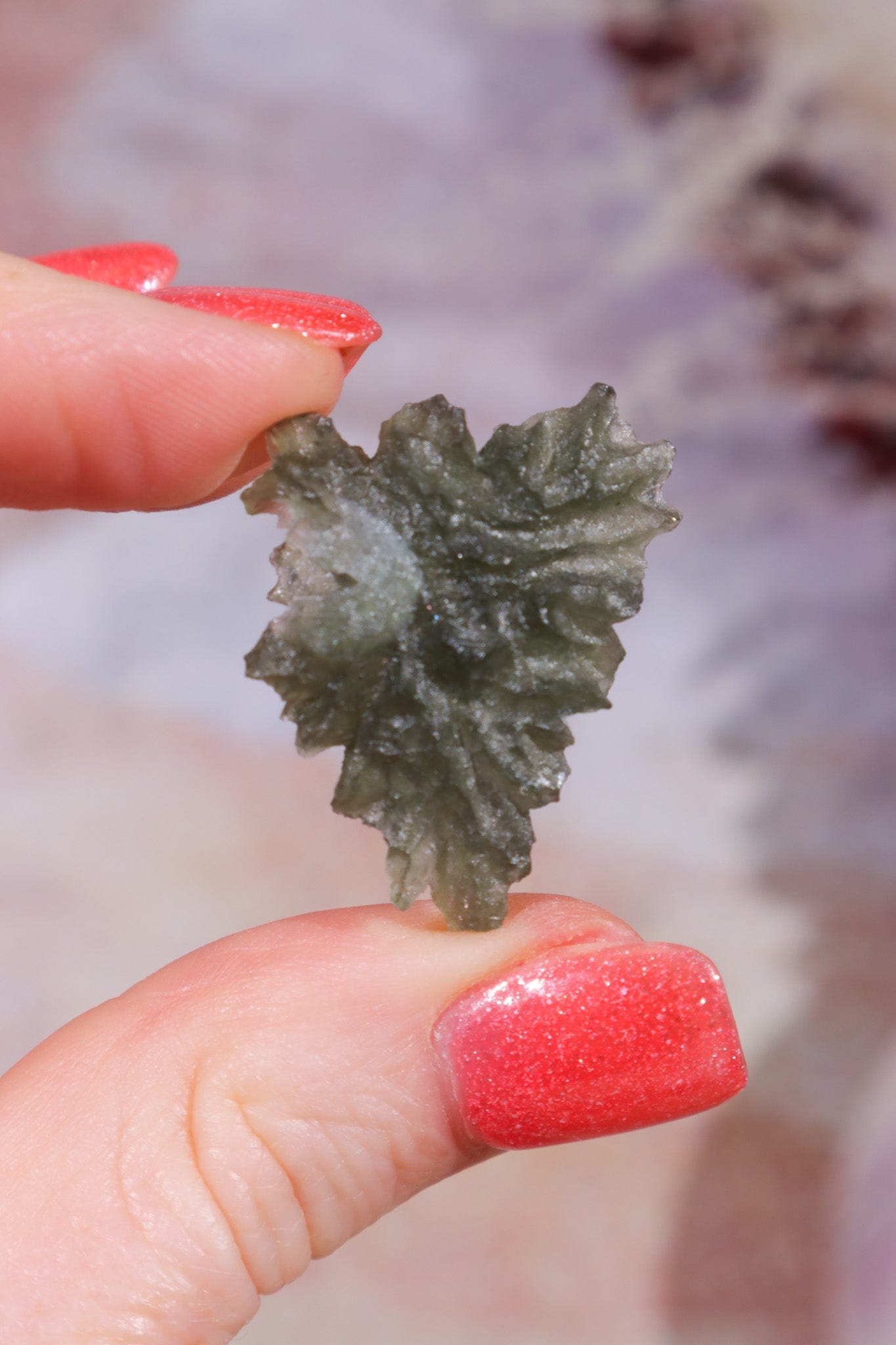 Moldavite Tektite 3.11gr Museum Grade Tektites Tali & Loz Crystals