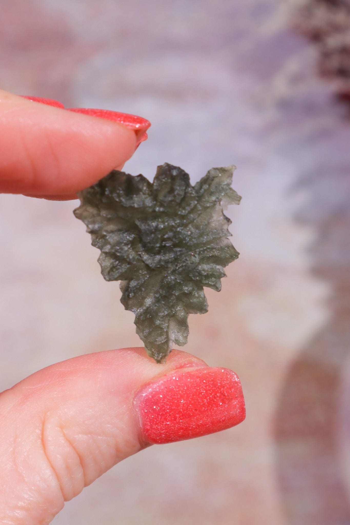 Moldavite Tektite 3.11gr Museum Grade Tektites Tali & Loz Crystals