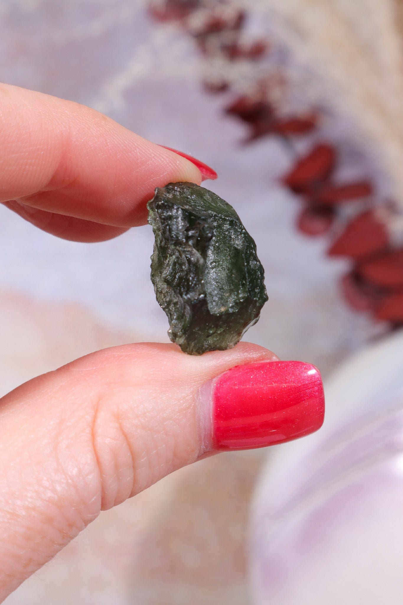 Moldavite Tektite 4.10gr Tektites Tali & Loz Crystals