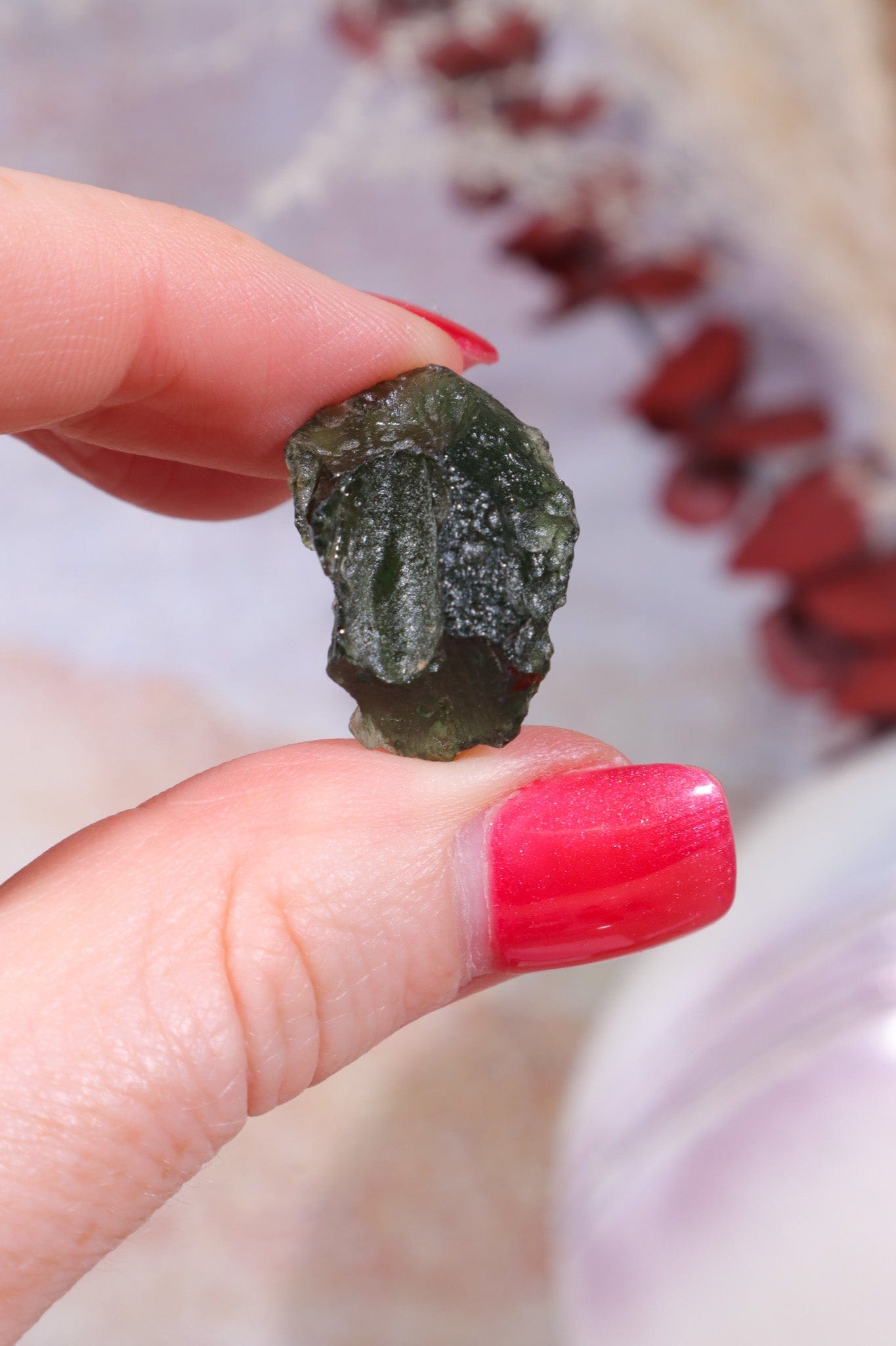 Moldavite Tektite 4.10gr Tektites Tali & Loz Crystals