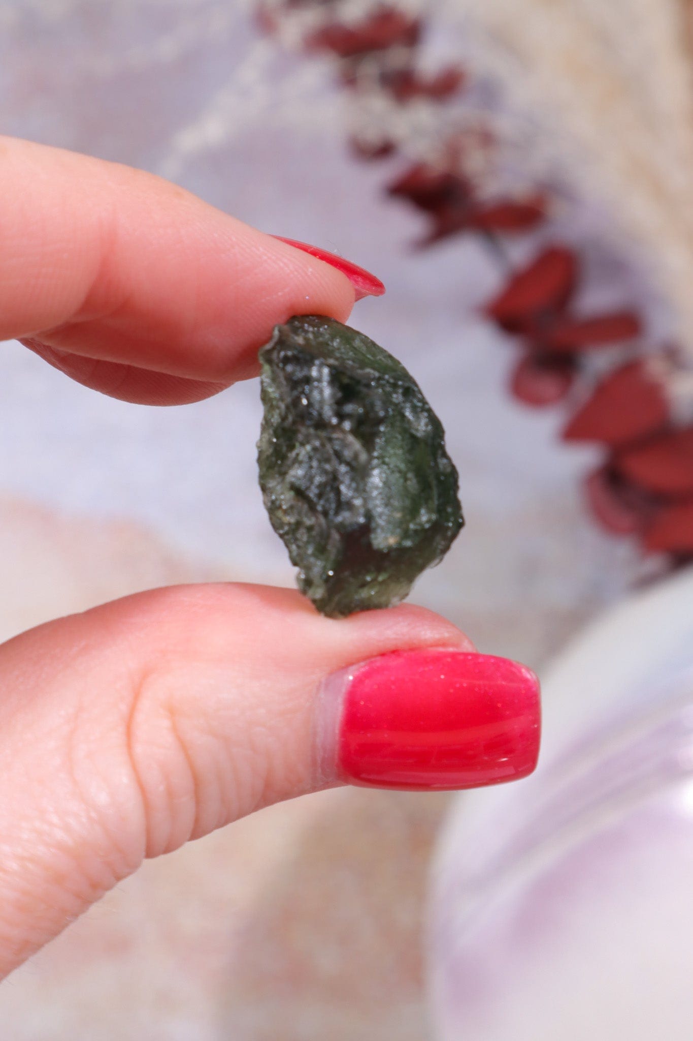 Moldavite Tektite 4.10gr Tektites Tali & Loz Crystals