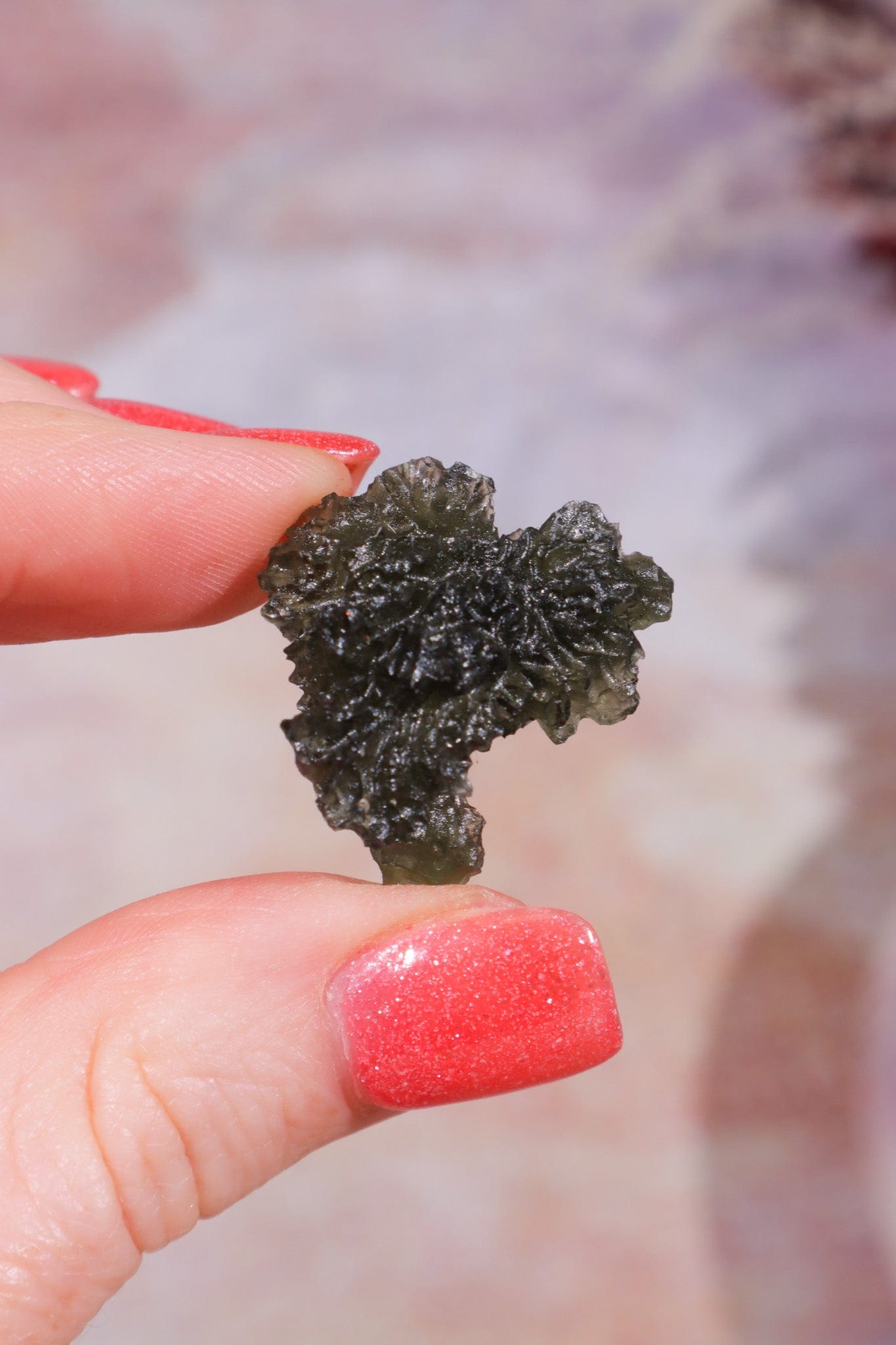 Moldavite Tektite 5.14gr Museum Grade Tektites Tali & Loz Crystals