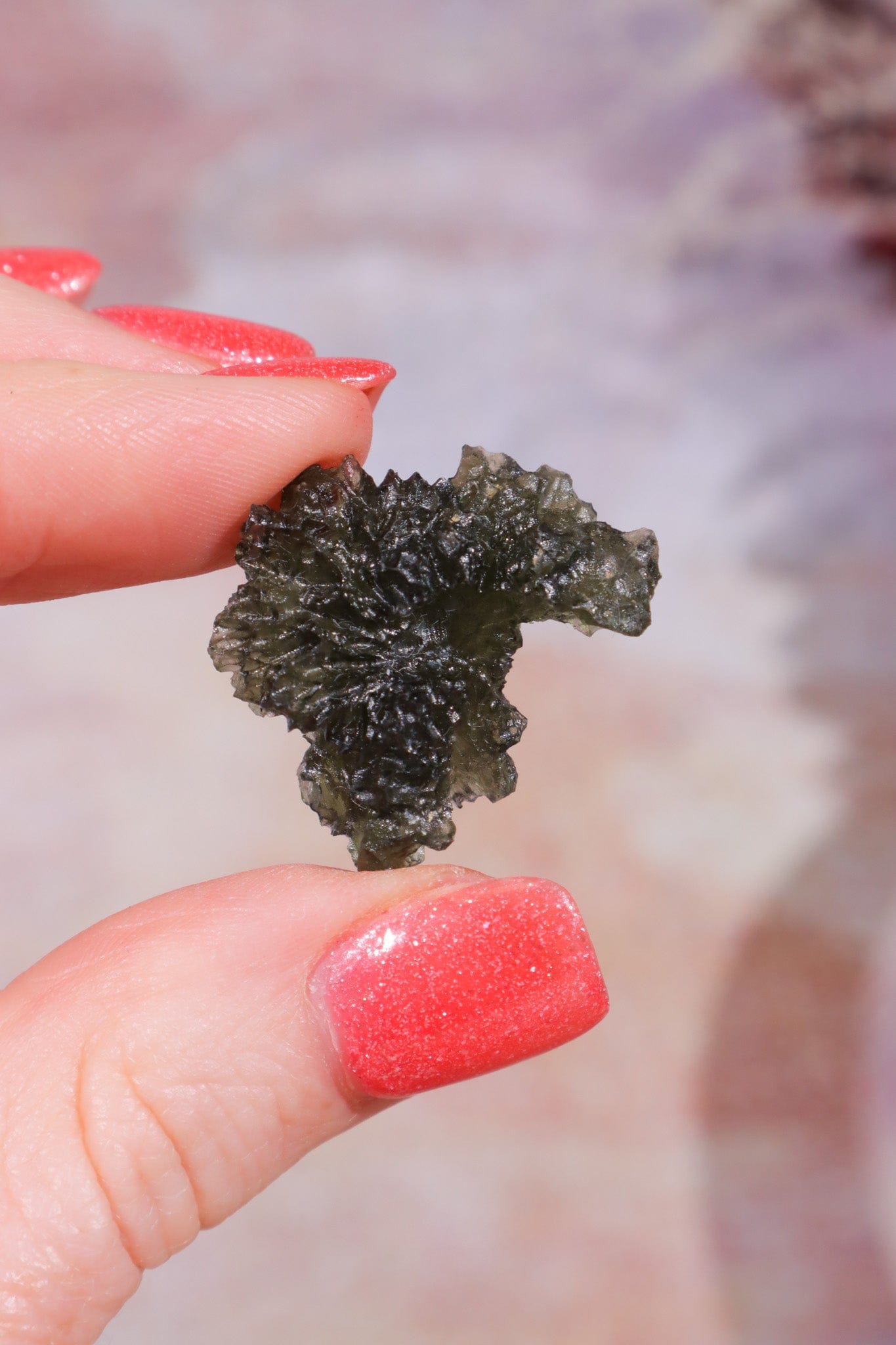Moldavite Tektite 5.14gr Museum Grade Tektites Tali & Loz Crystals