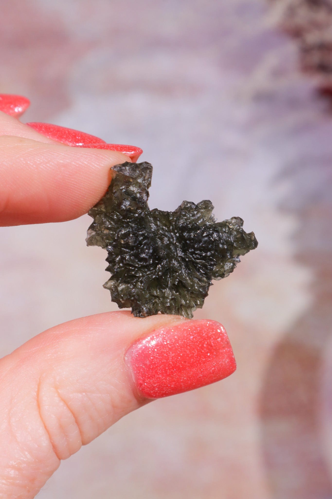 Moldavite Tektite 5.14gr Museum Grade Tektites Tali & Loz Crystals