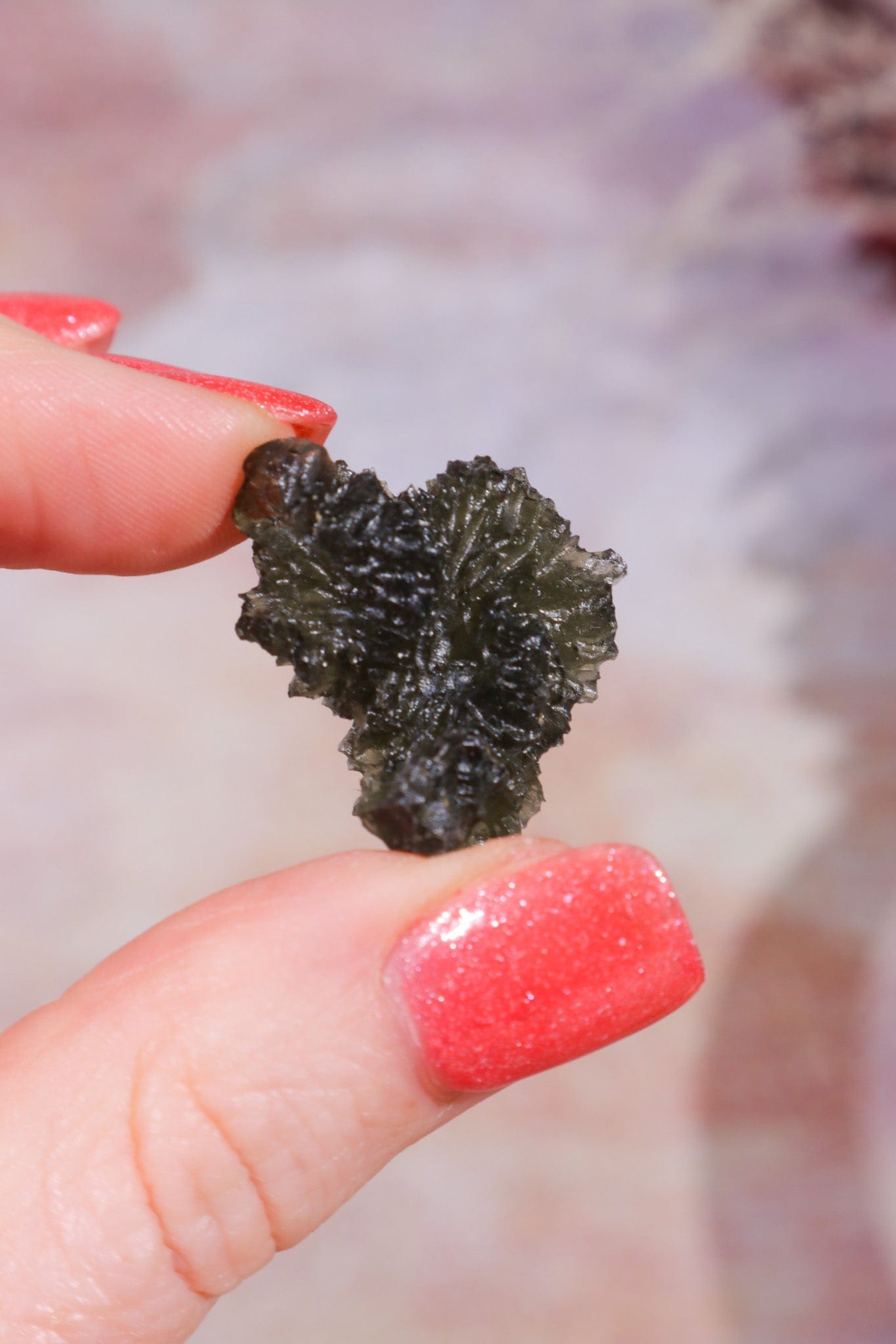 Moldavite Tektite 5.14gr Museum Grade Tektites Tali & Loz Crystals