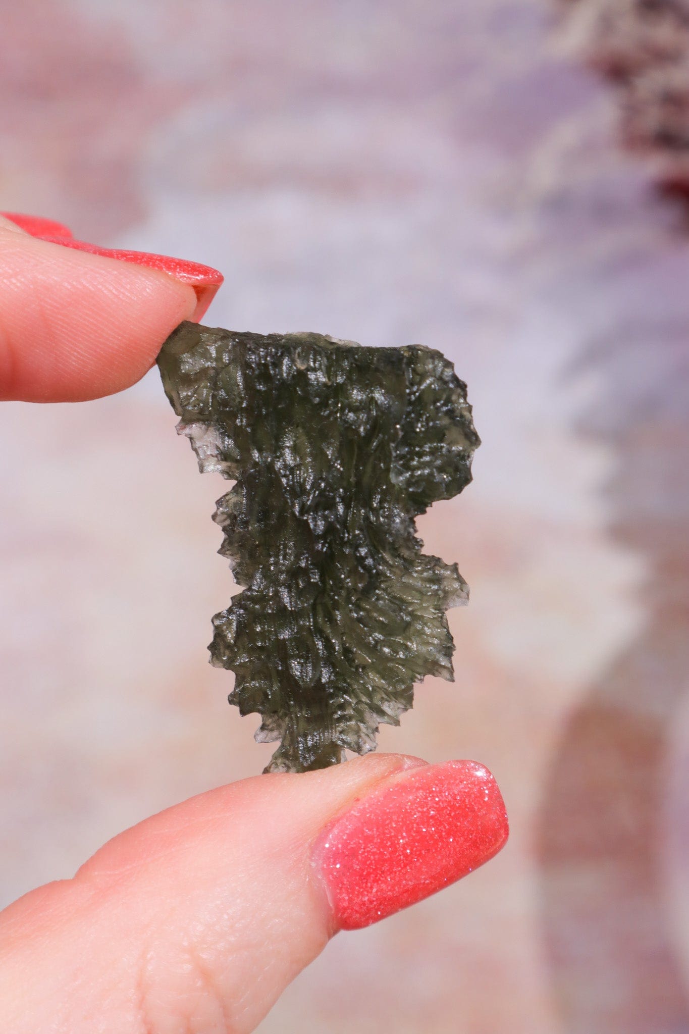 Moldavite Tektite 7.51gr Museum Grade Tektites Tali & Loz Crystals