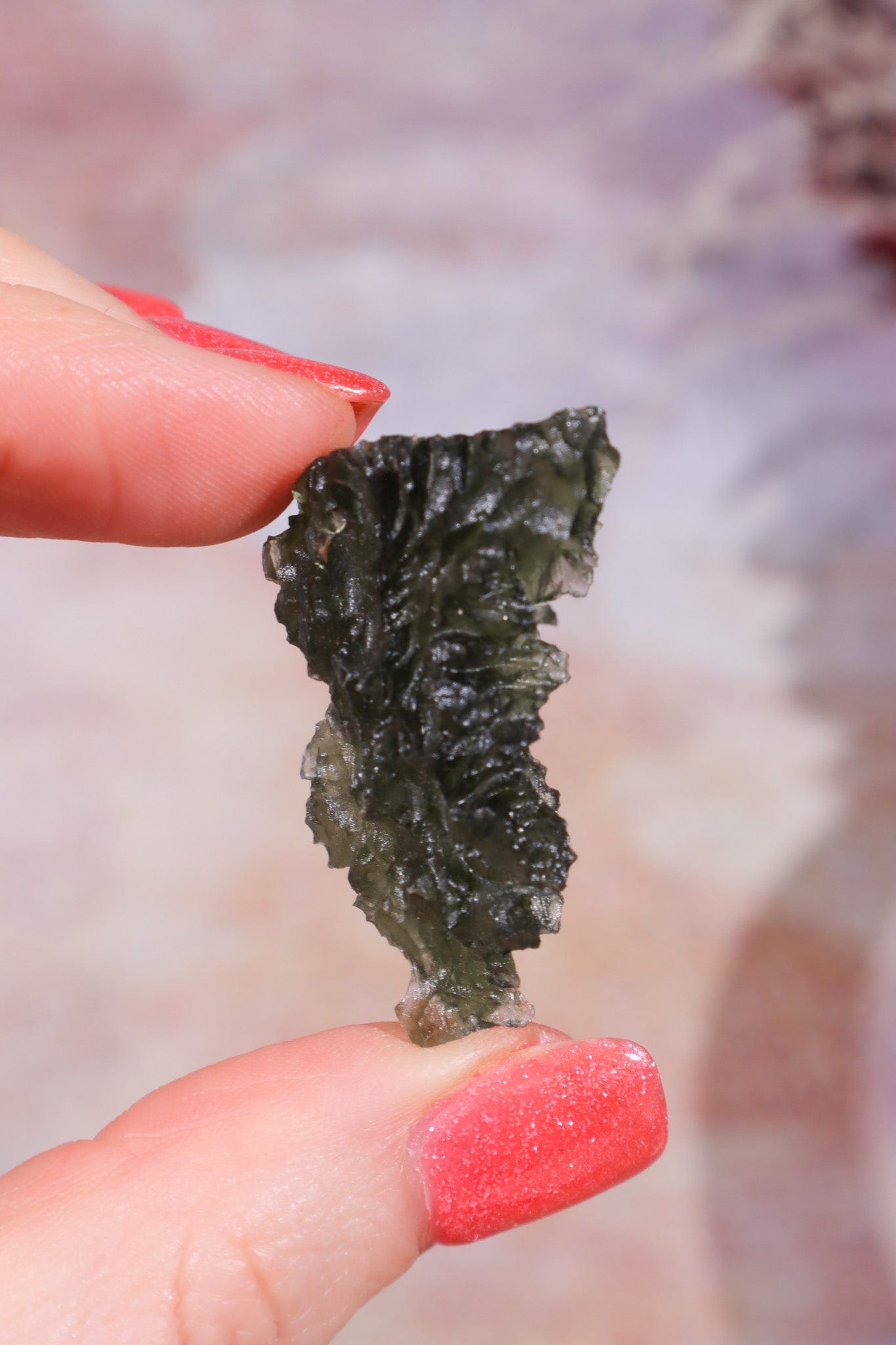 Moldavite Tektite 7.51gr Museum Grade Tektites Tali & Loz Crystals