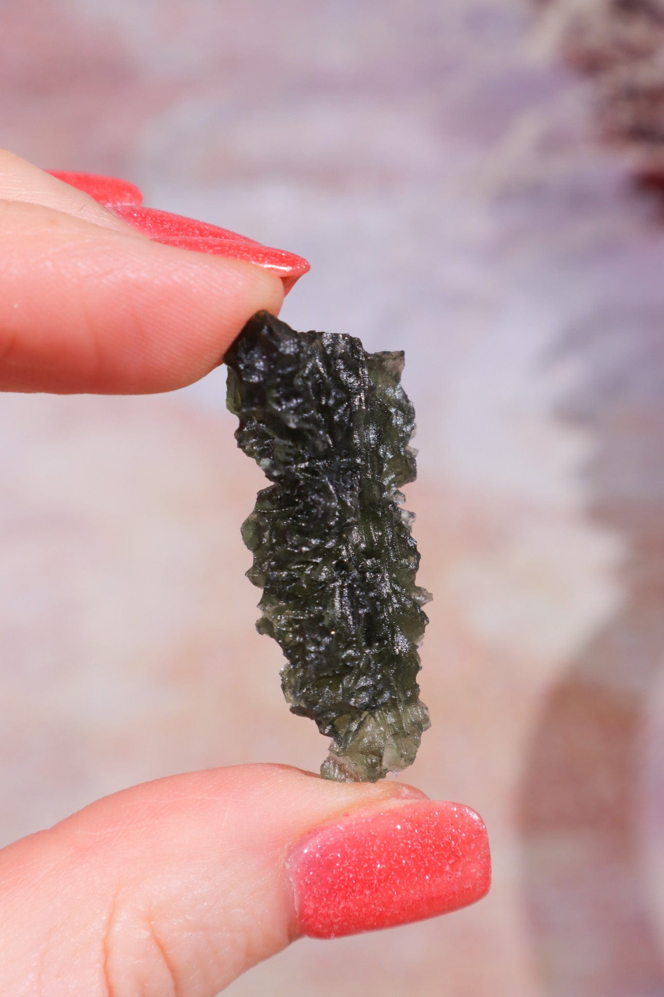 Moldavite Tektite 7.51gr Museum Grade Tektites Tali & Loz Crystals