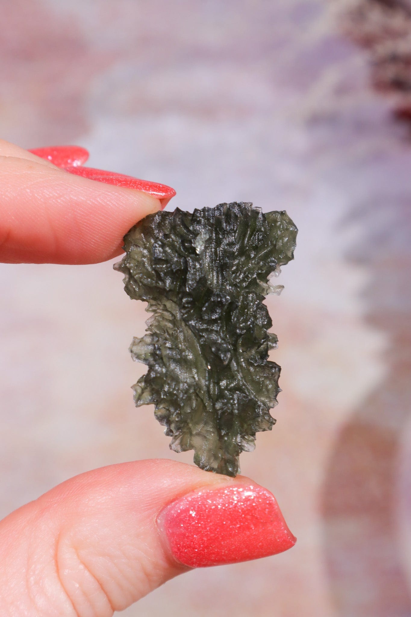 Moldavite Tektite 7.51gr Museum Grade Tektites Tali & Loz Crystals