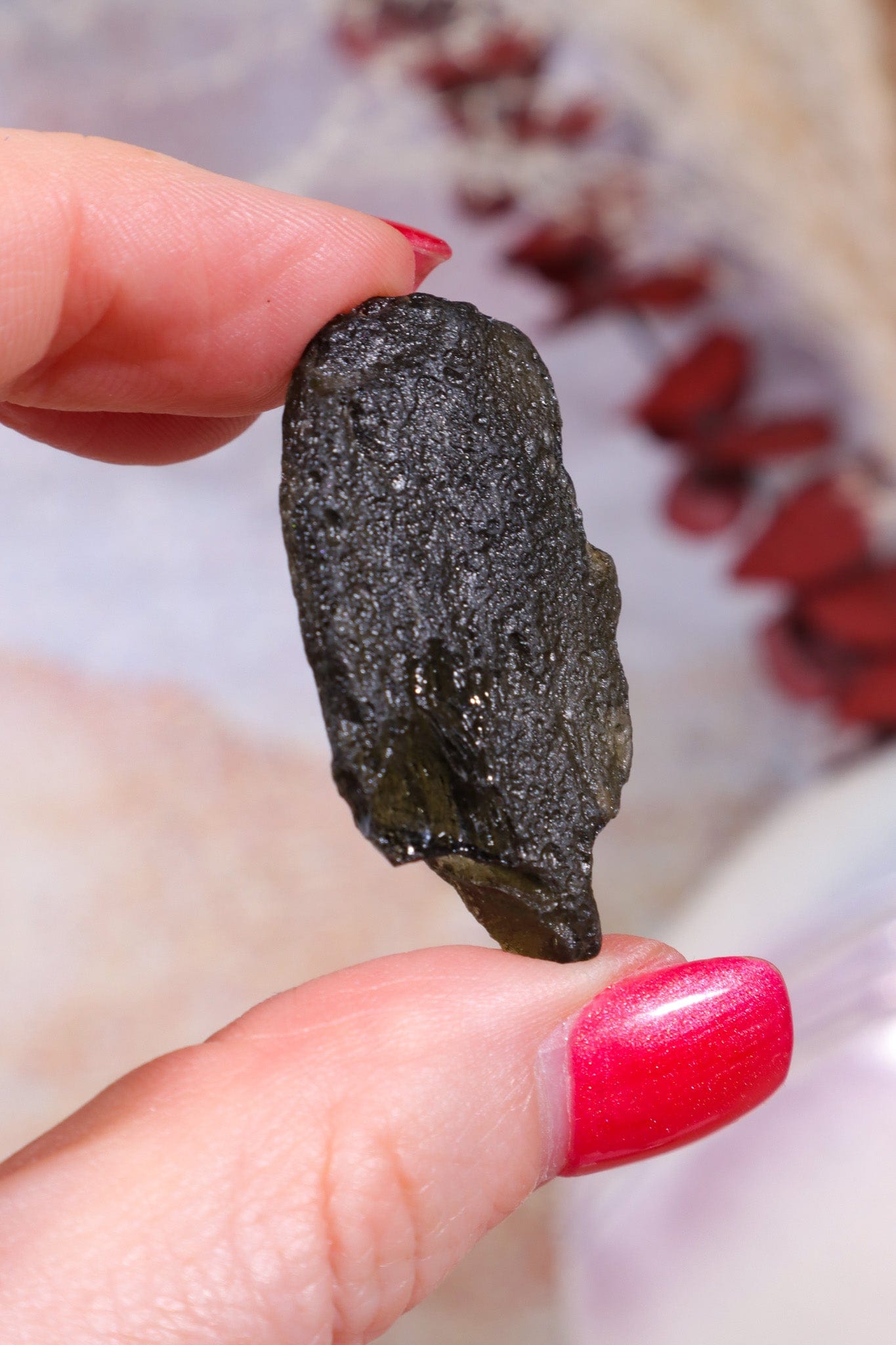 Moldavite Tektite 7.51gr Tektites Tali & Loz Crystals