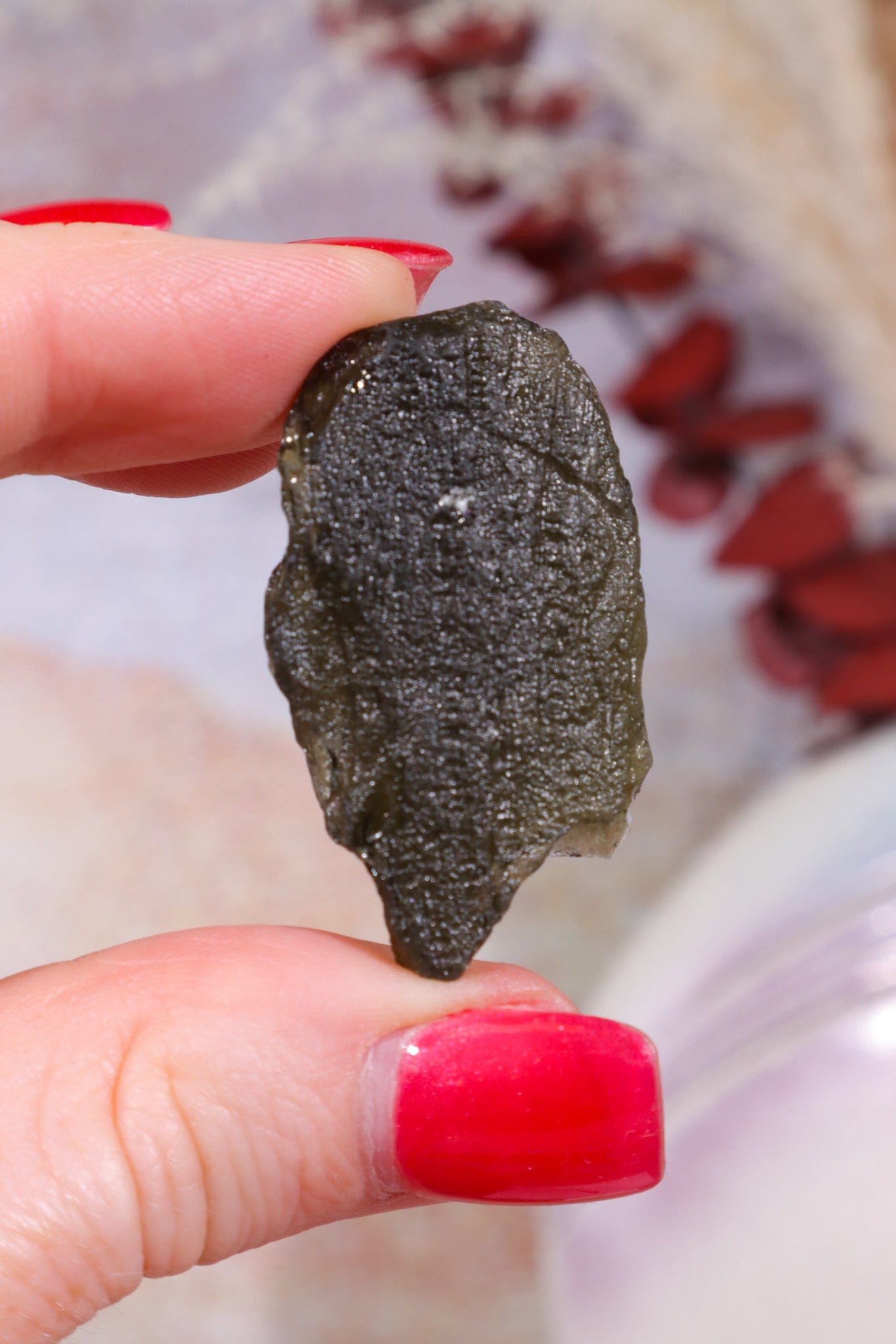 Moldavite Tektite 7.51gr Tektites Tali & Loz Crystals