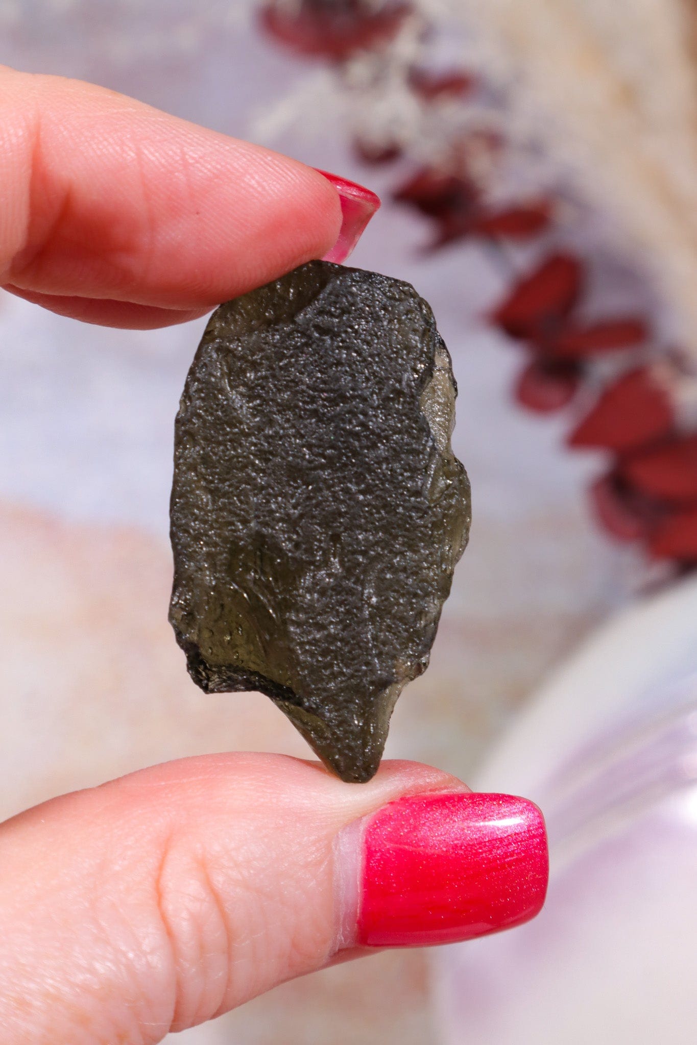 Moldavite Tektite 7.51gr Tektites Tali & Loz Crystals