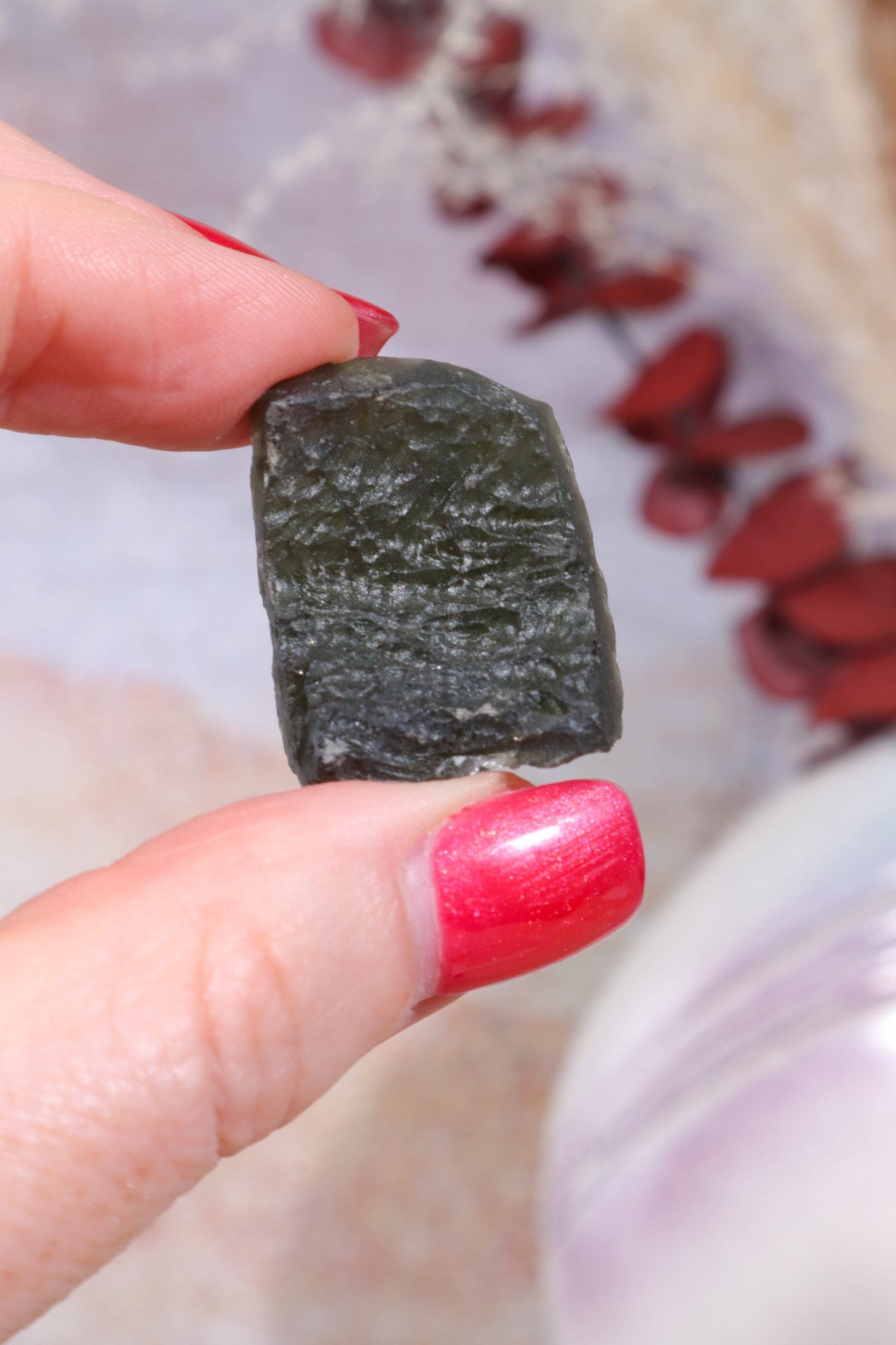 Moldavite Tektite 7.63gr Tektites Tali & Loz Crystals