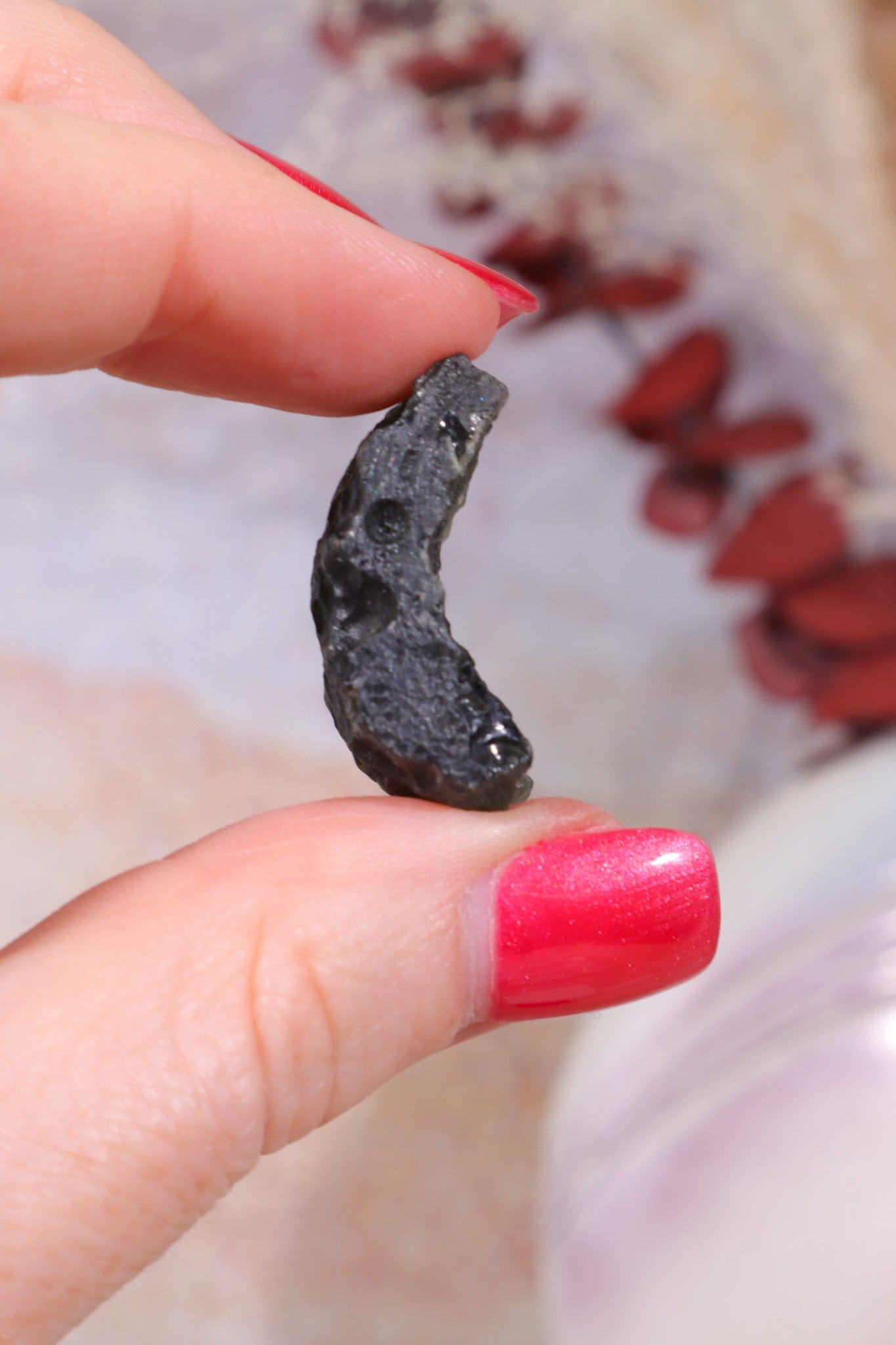 Moldavite Tektite 7.63gr Tektites Tali & Loz Crystals