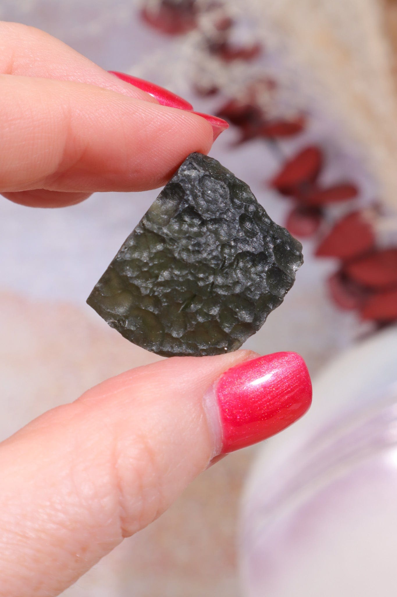 Moldavite Tektite 7.63gr Tektites Tali & Loz Crystals