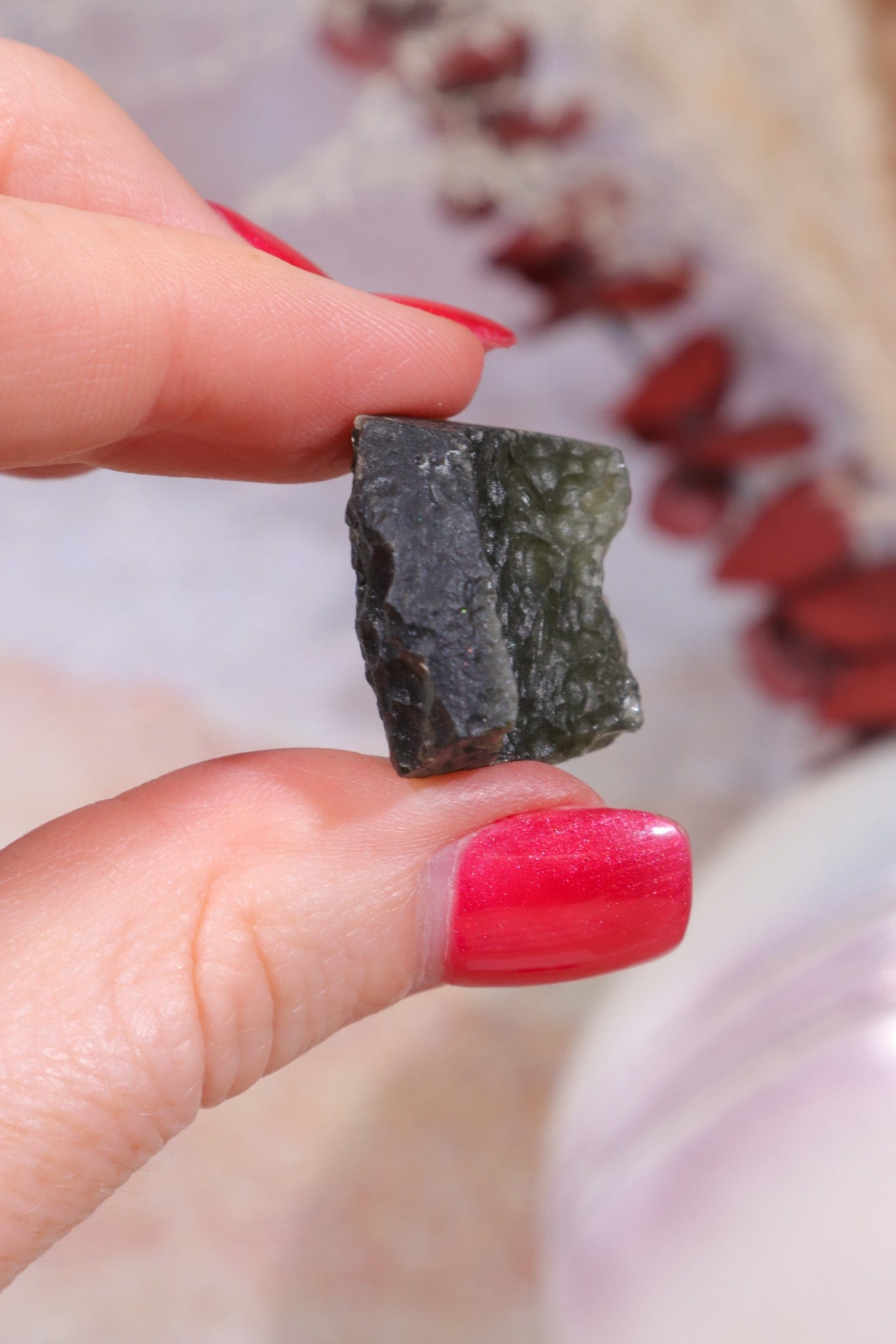 Moldavite Tektite 7.63gr Tektites Tali & Loz Crystals