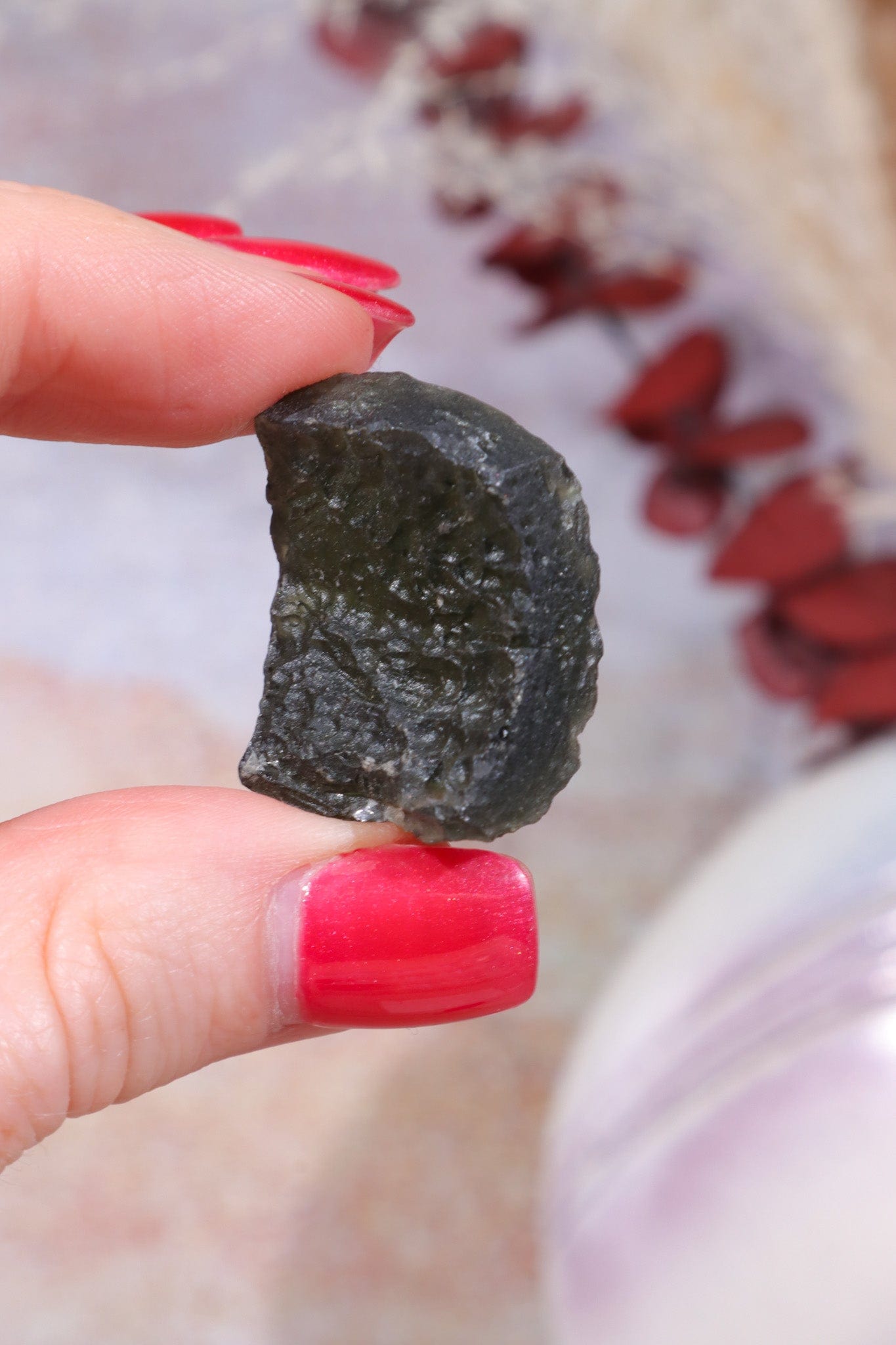 Moldavite Tektite 7.63gr Tektites Tali & Loz Crystals