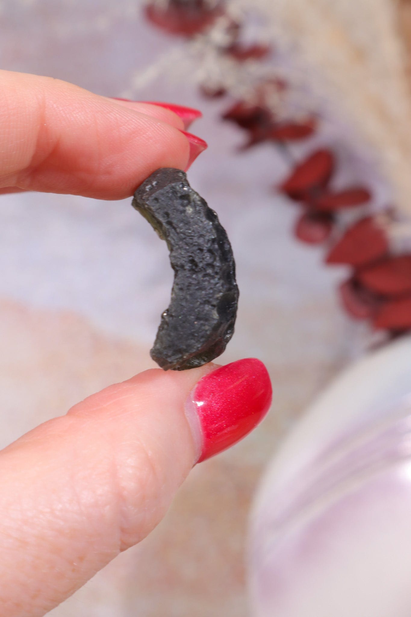 Moldavite Tektite 7.63gr Tektites Tali & Loz Crystals