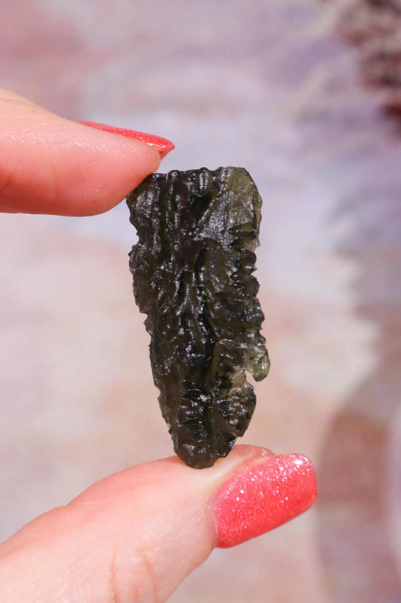 Moldavite Tektite 8.29gr Museum Grade Tektites Tali & Loz Crystals