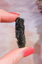 Moldavite Tektite 8.29gr Museum Grade Tektites Tali & Loz Crystals