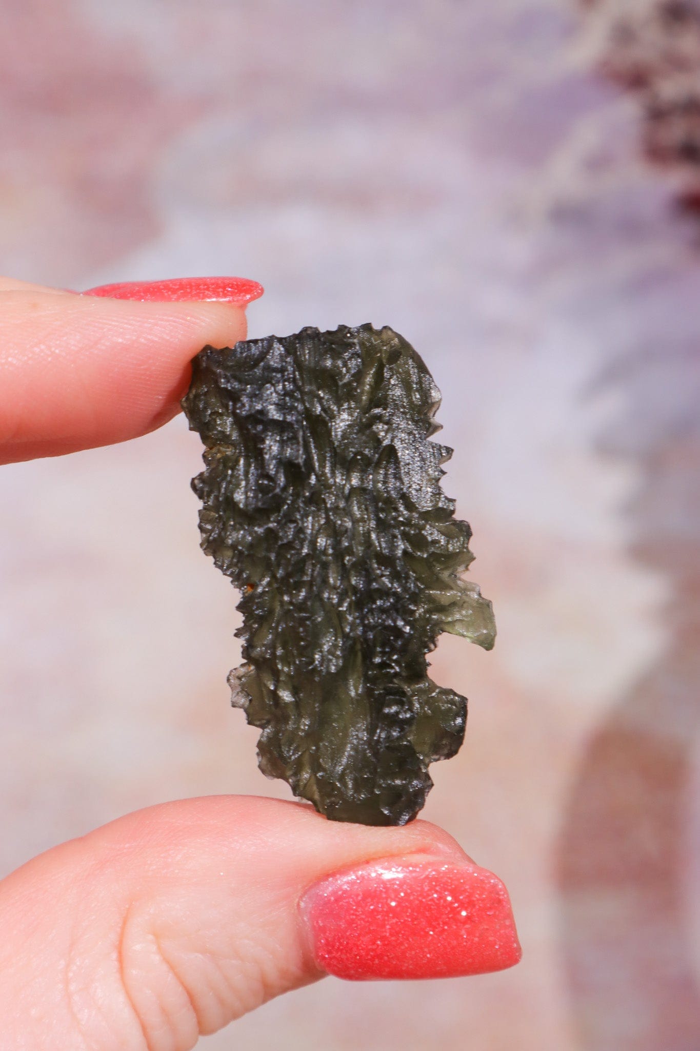 Moldavite Tektite 8.29gr Museum Grade Tektites Tali & Loz Crystals