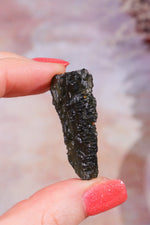 Moldavite Tektite 8.29gr Museum Grade Tektites Tali & Loz Crystals