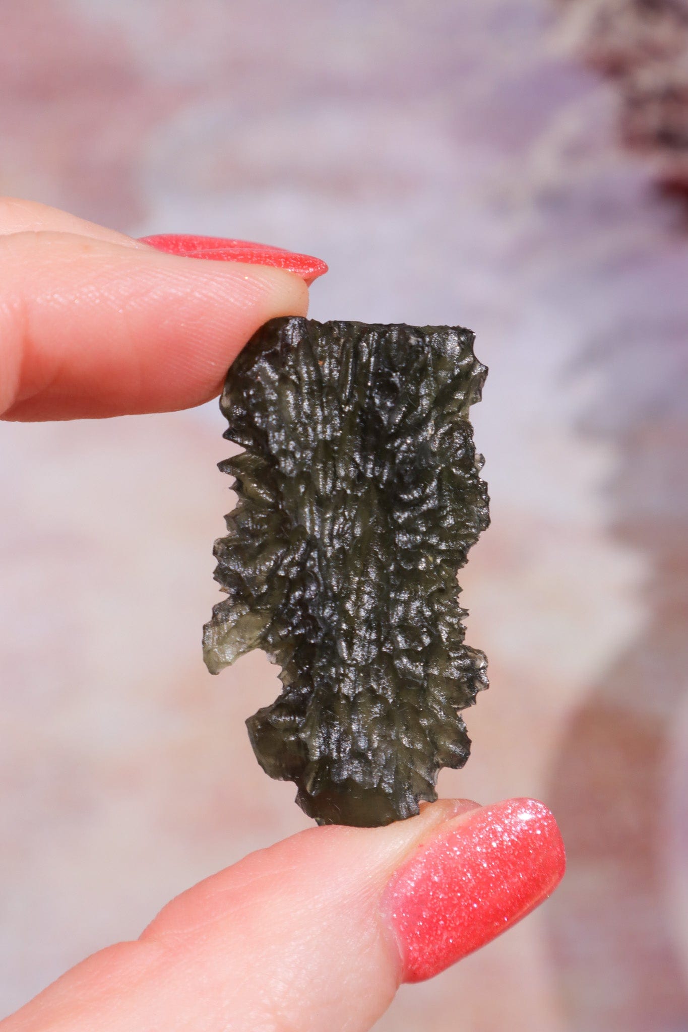 Moldavite Tektite 8.29gr Museum Grade Tektites Tali & Loz Crystals