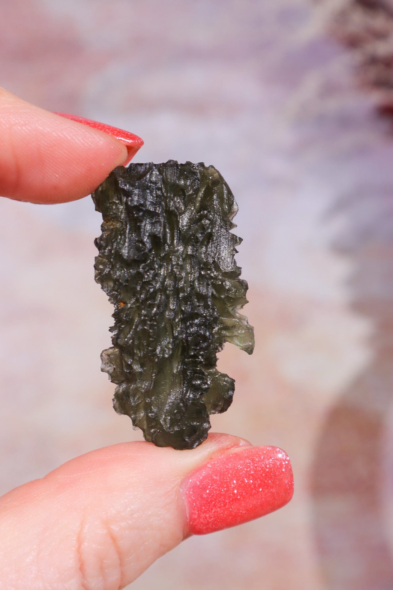 Moldavite Tektite 8.29gr Museum Grade Tektites Tali & Loz Crystals