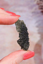 Moldavite Tektite 8.42gr Museum Grade Tektites Tali & Loz Crystals