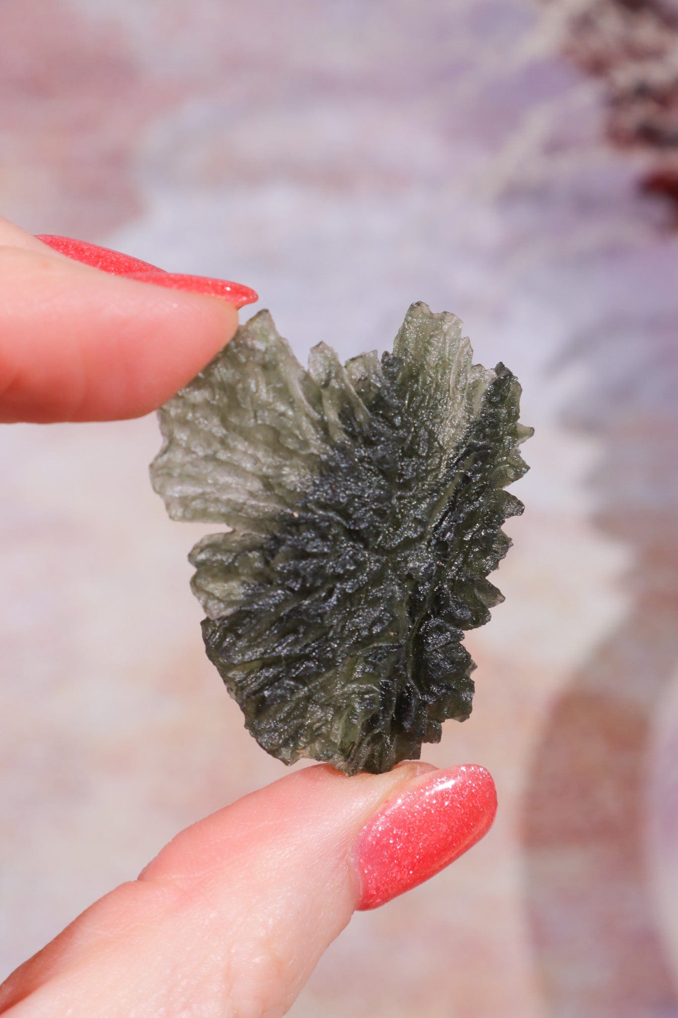 Moldavite Tektite 8.42gr Museum Grade Tektites Tali & Loz Crystals