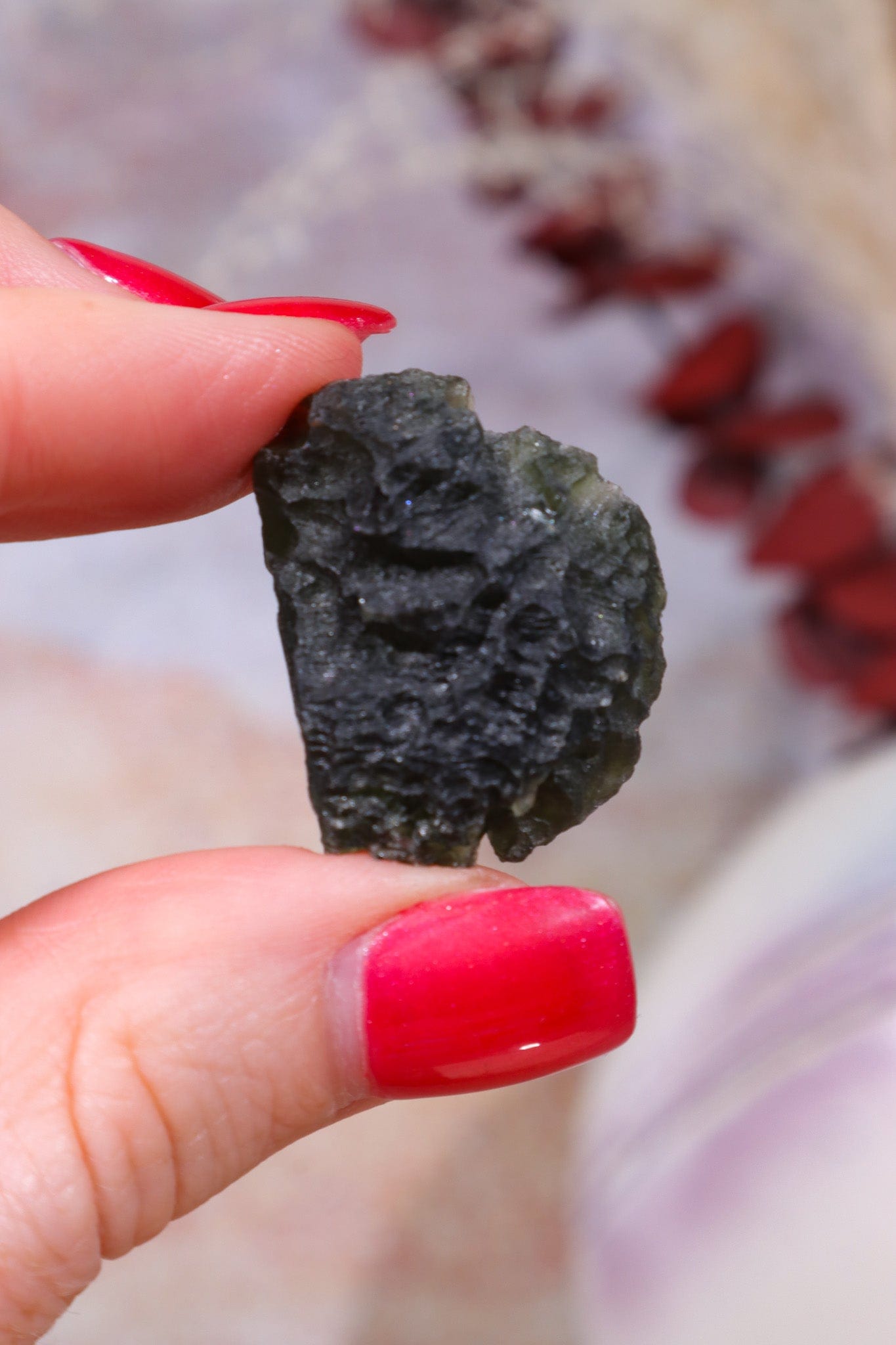 Moldavite Tektite 9.25gr Tektites Tali & Loz Crystals