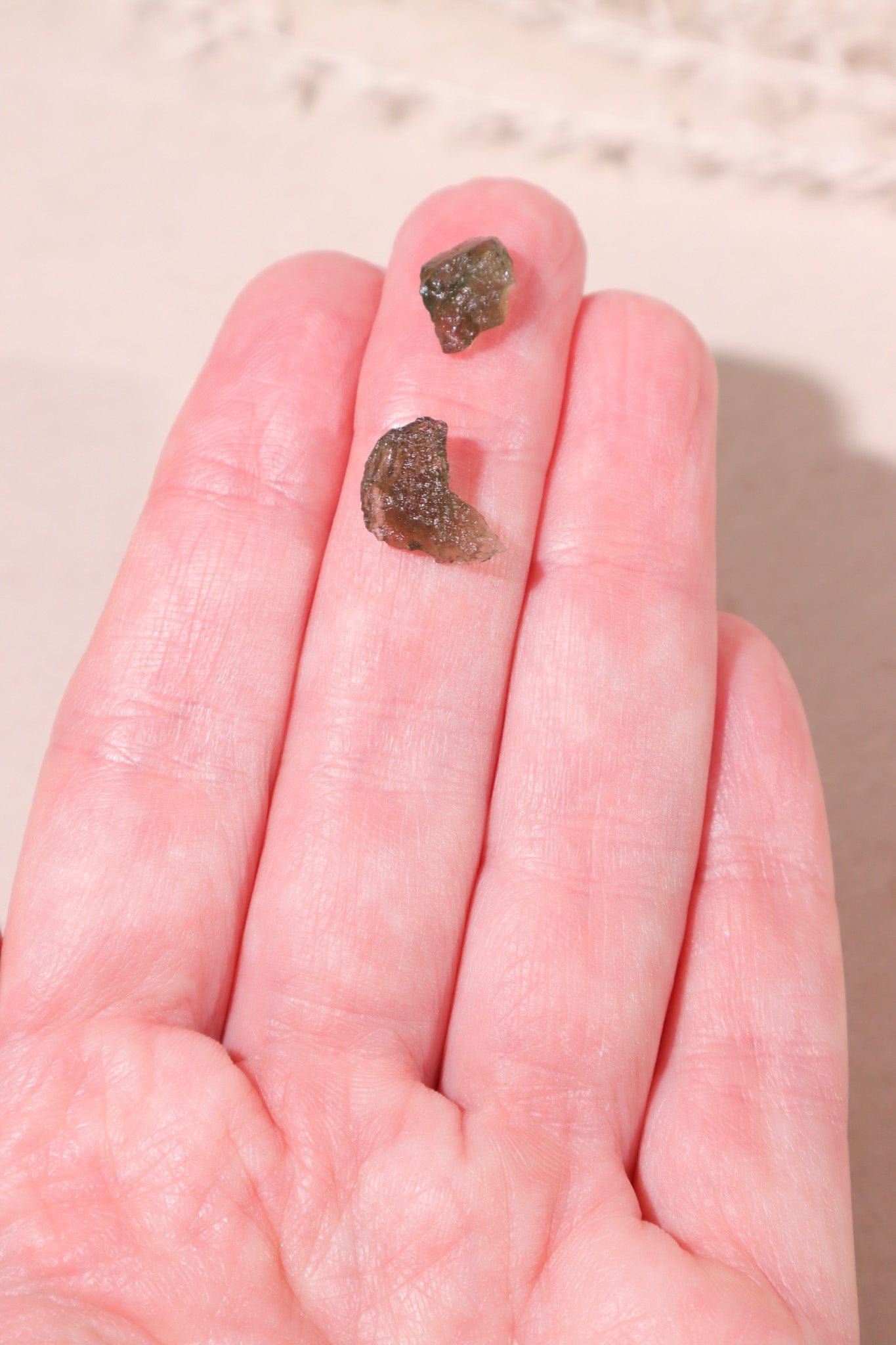 Moldavite Tektite - Intuitively Chosen Tektites 0.30 - 0.40 Grams Tali & Loz Crystals