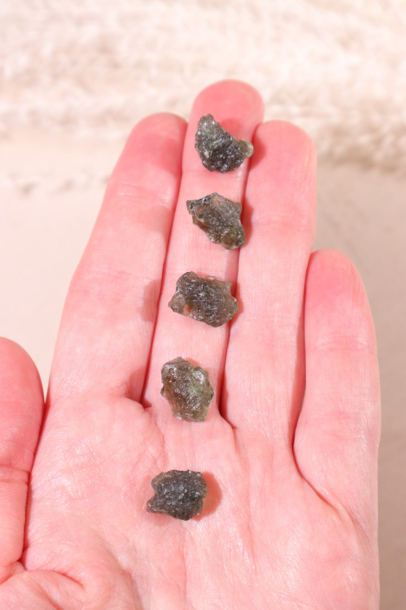 Moldavite Tektite - Intuitively Chosen Tektites 0.80 - 0.90 Grams Tali & Loz Crystals