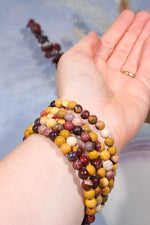 Mookaite Beaded Bracelet (Bead Size: 0.6cm), Intuitively Chosen Bracelets Tali & Loz Crystals