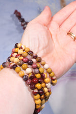 Mookaite Beaded Bracelet (Bead Size: 0.6cm), Intuitively Chosen Bracelets Tali & Loz Crystals