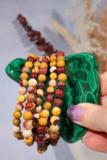 Mookaite Beaded Bracelet (Bead Size: 0.6cm), Intuitively Chosen Bracelets Tali & Loz Crystals