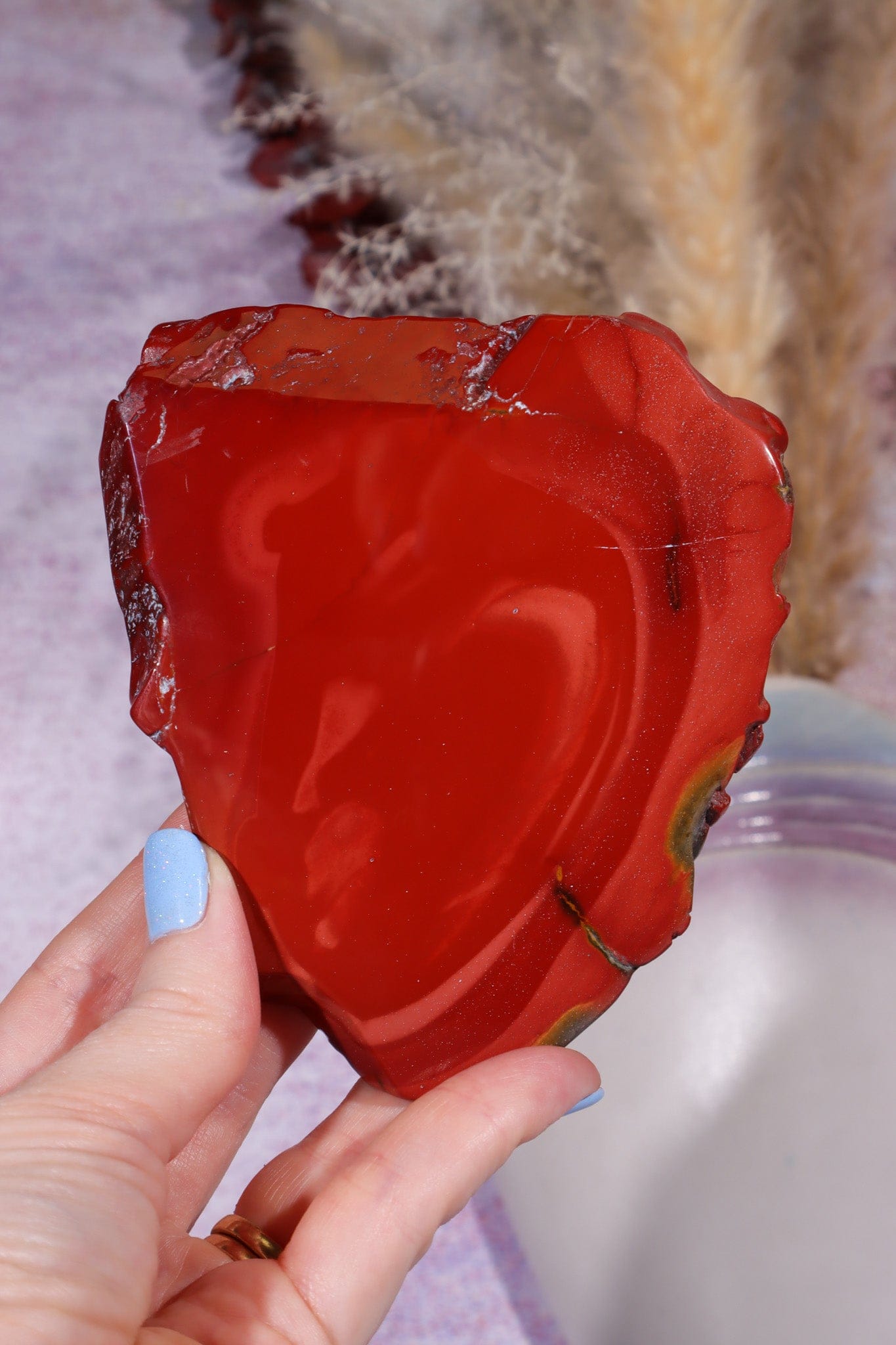 Mookaite Jasper Slice 10.5cm, Australia Slices Tali & Loz Crystals