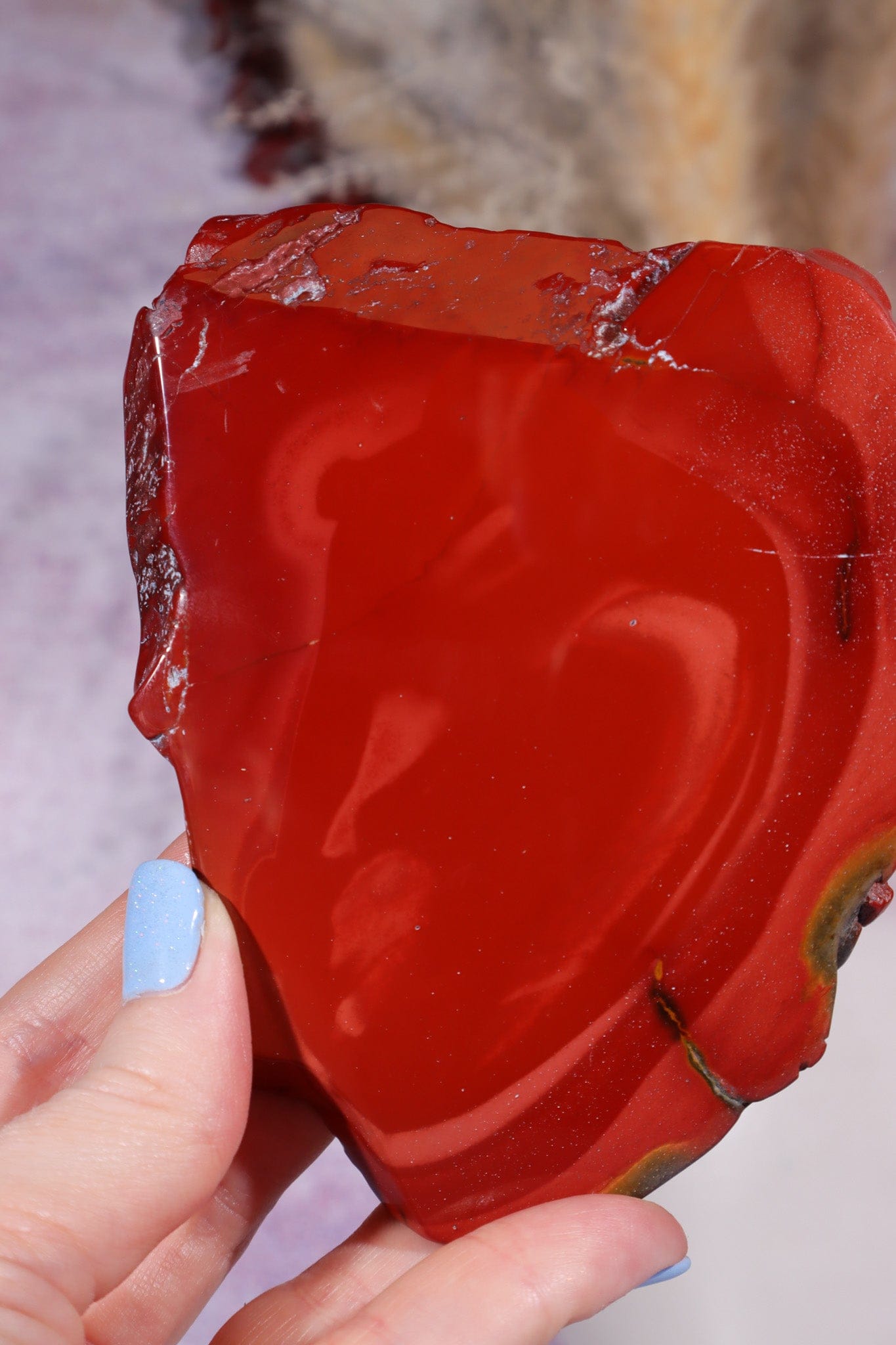 Mookaite Jasper Slice 10.5cm, Australia Slices Tali & Loz Crystals