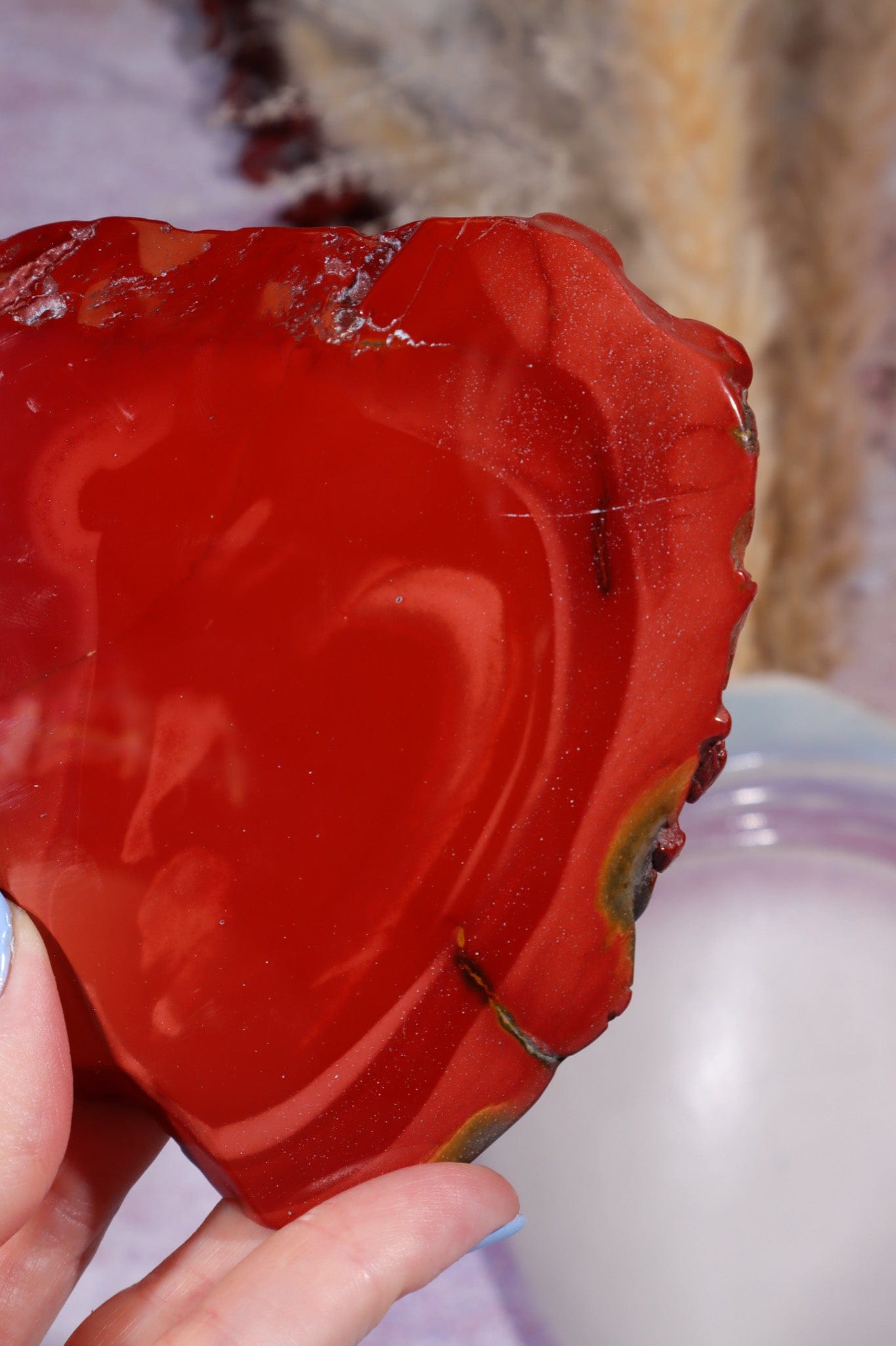 Mookaite Jasper Slice 10.5cm, Australia Slices Tali & Loz Crystals