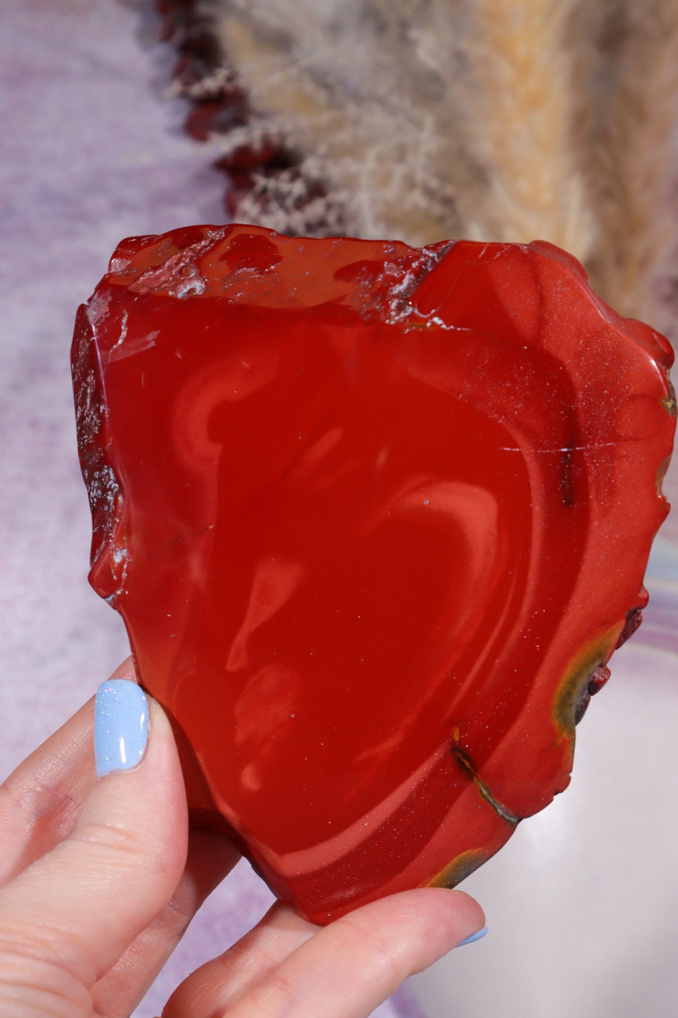 Mookaite Jasper Slice 10.5cm, Australia Slices Tali & Loz Crystals