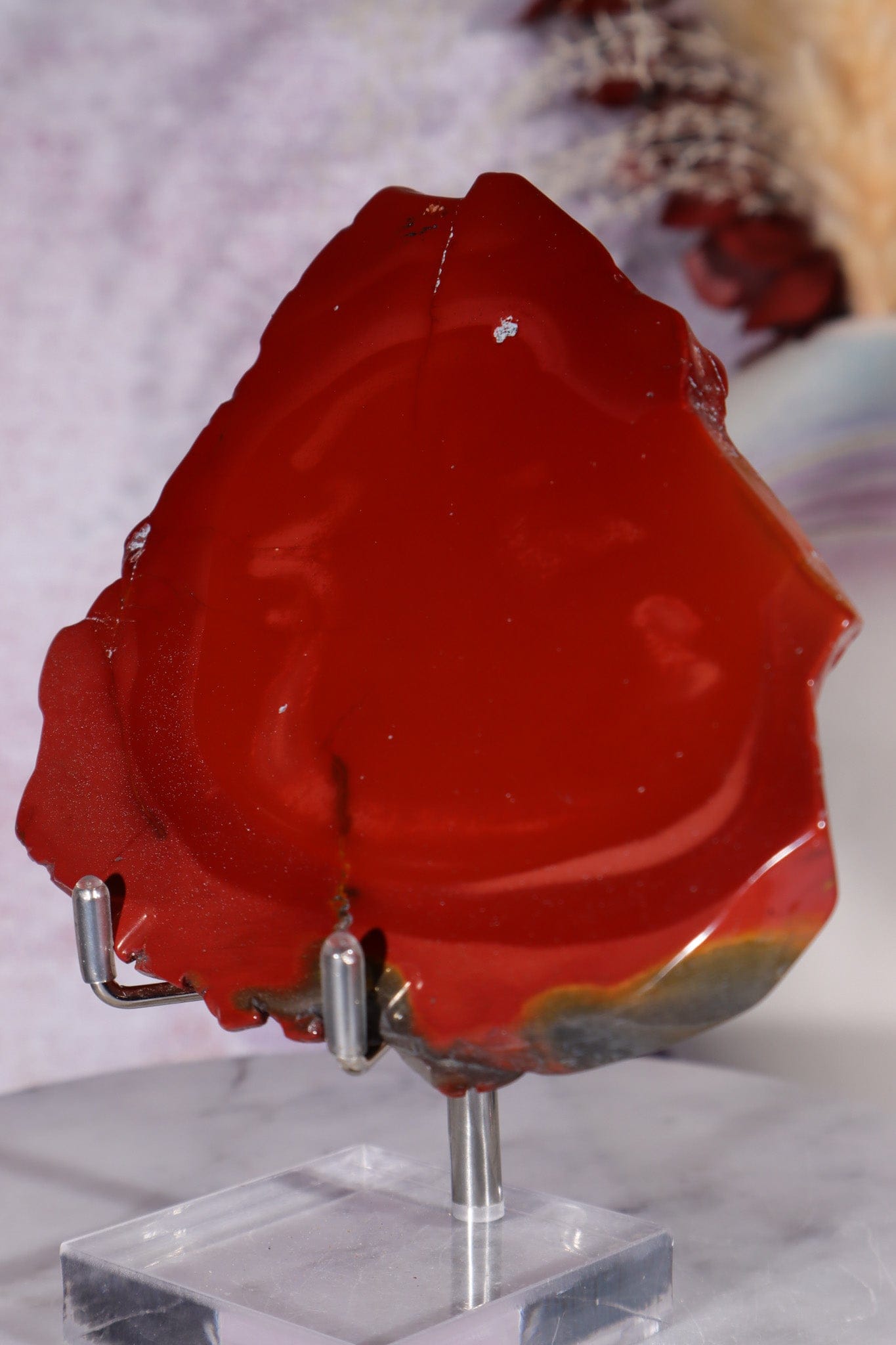 Mookaite Jasper Slice 10.5cm, Australia Slices Tali & Loz Crystals