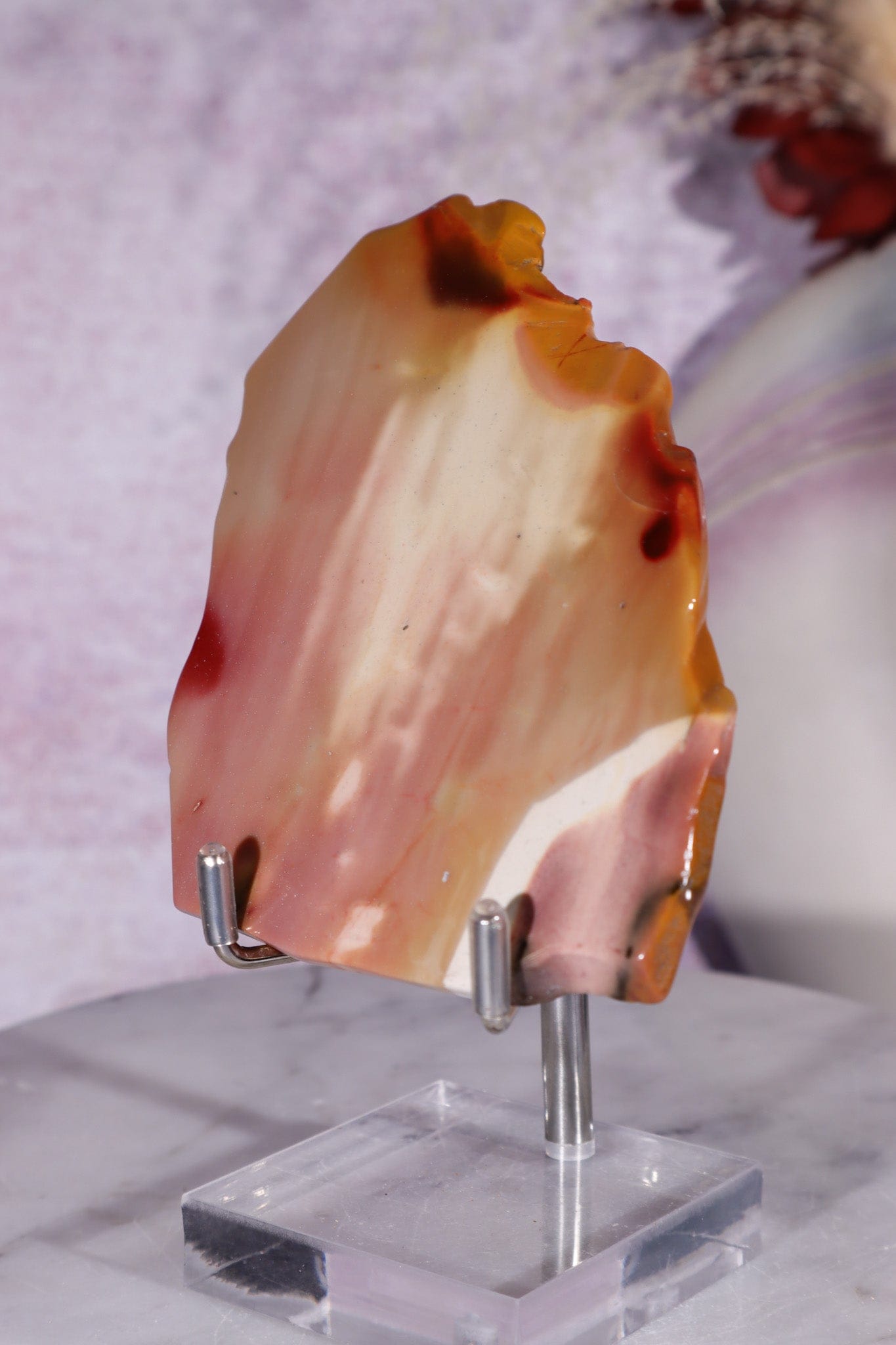 Mookaite Jasper Slice 10cm, Australia Slices Tali & Loz Crystals