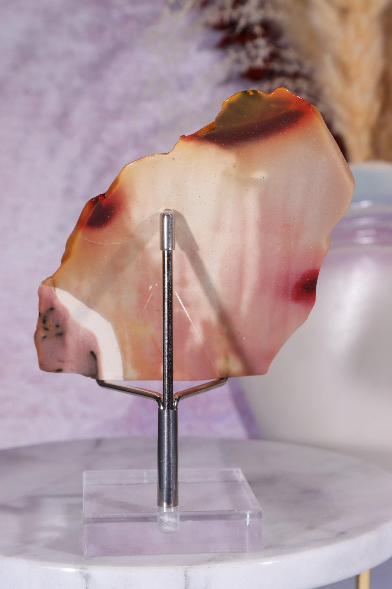 Mookaite Jasper Slice 10cm, Australia Slices Tali & Loz Crystals