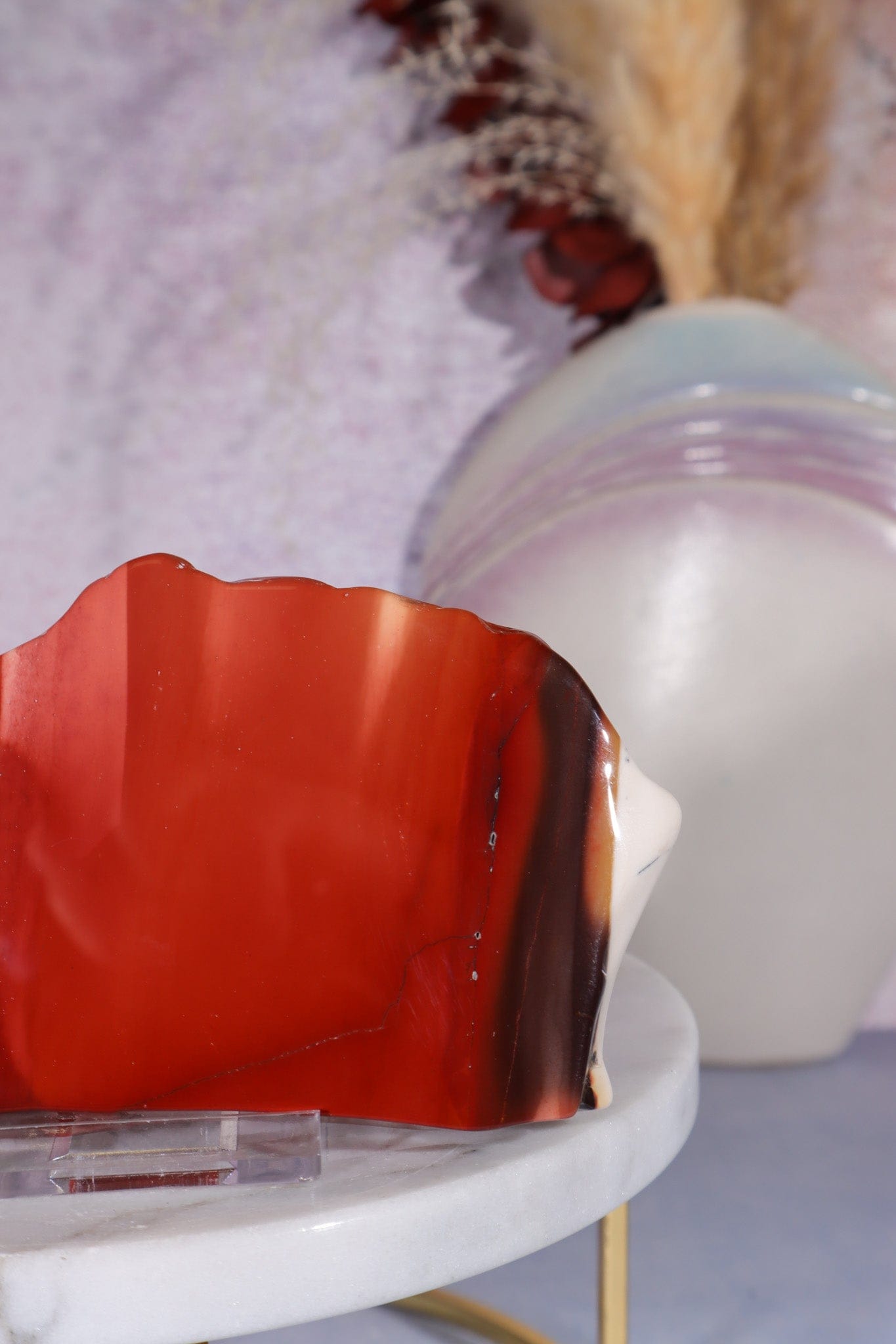 Mookaite Jasper Slice 11cm, Australia Slices Tali & Loz Crystals